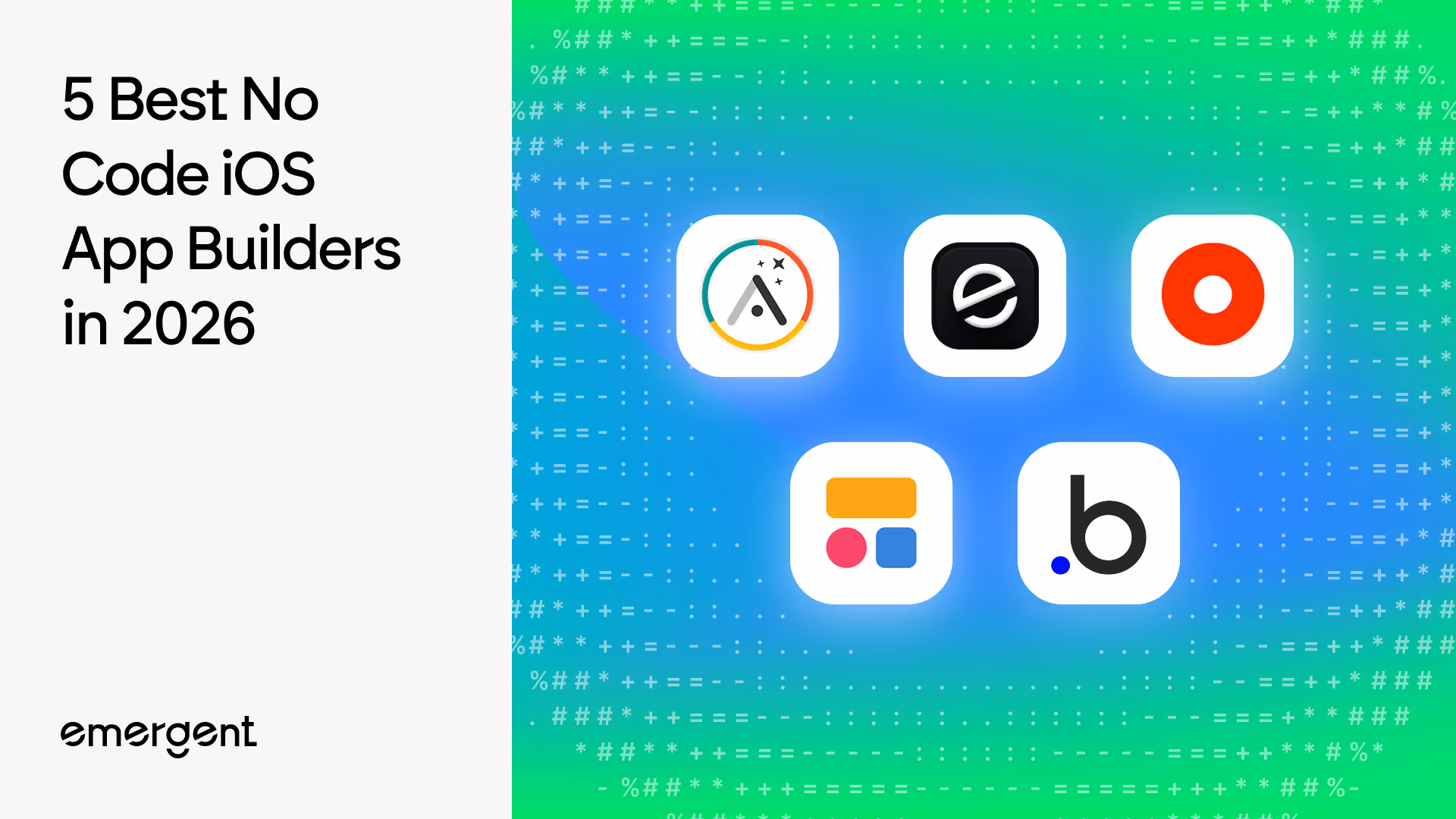 Best No Code iOS App Builders