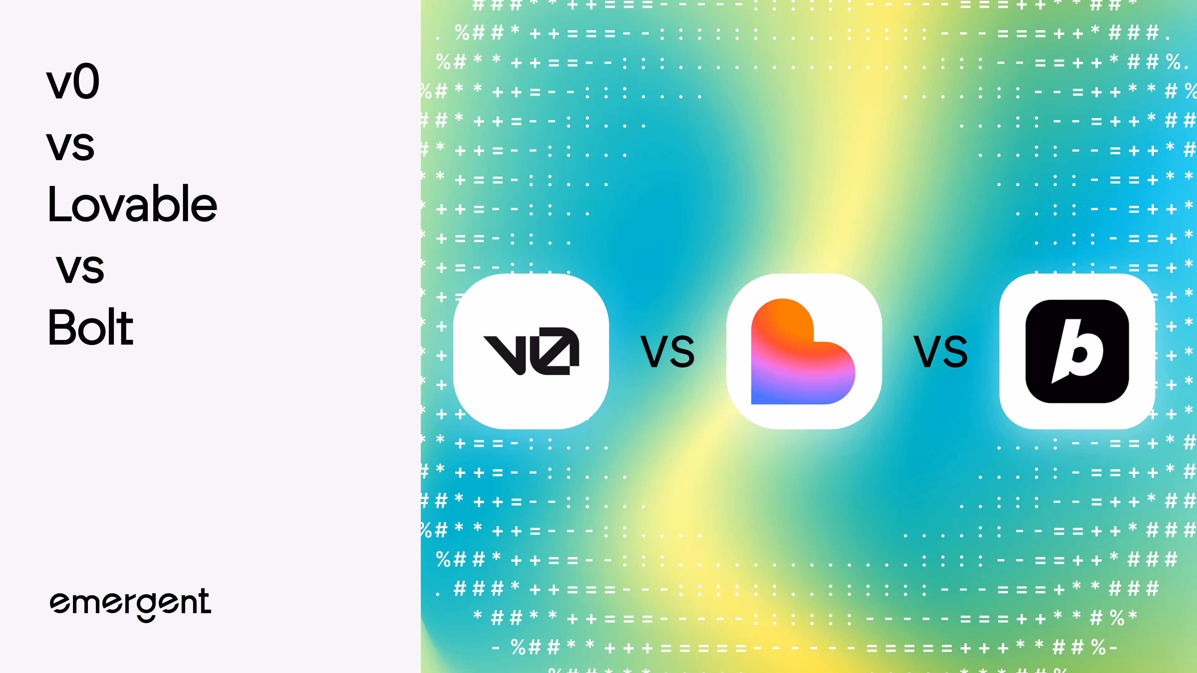 v0 vs Lovable vs Bolt