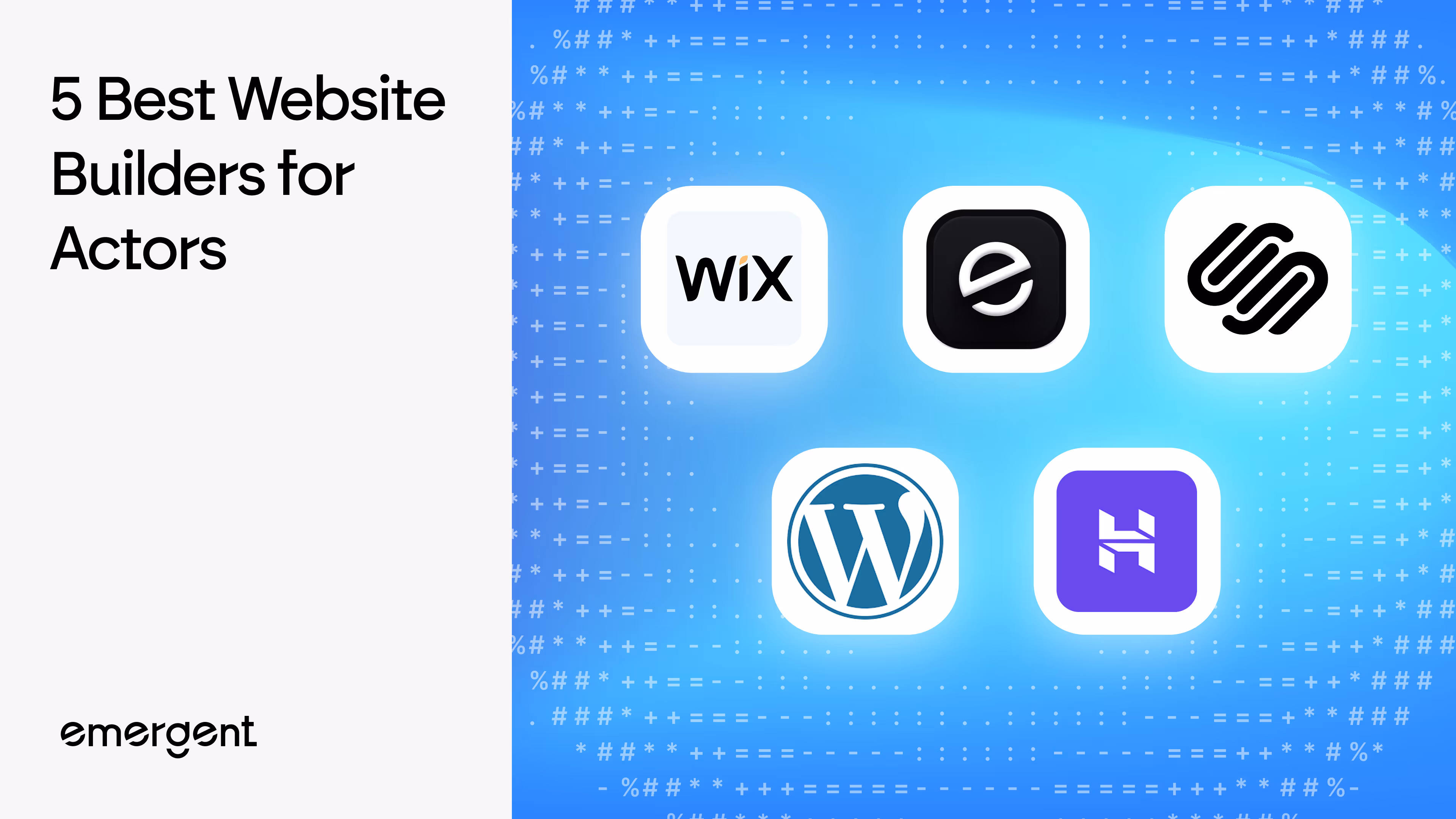 5 Best Website Builders for Actors Who Want More Auditions in 2026