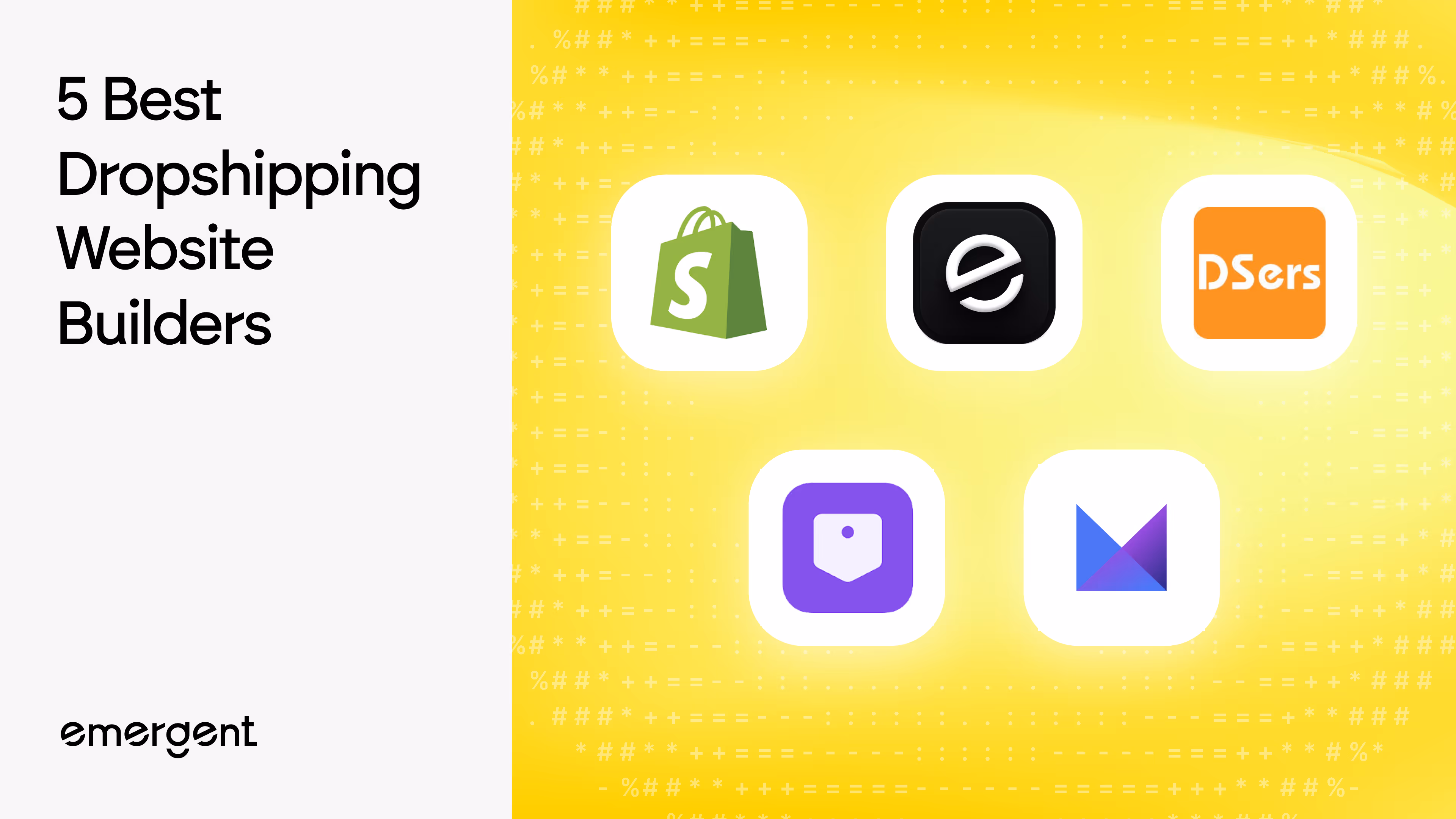 Best Dropshipping Website Builders