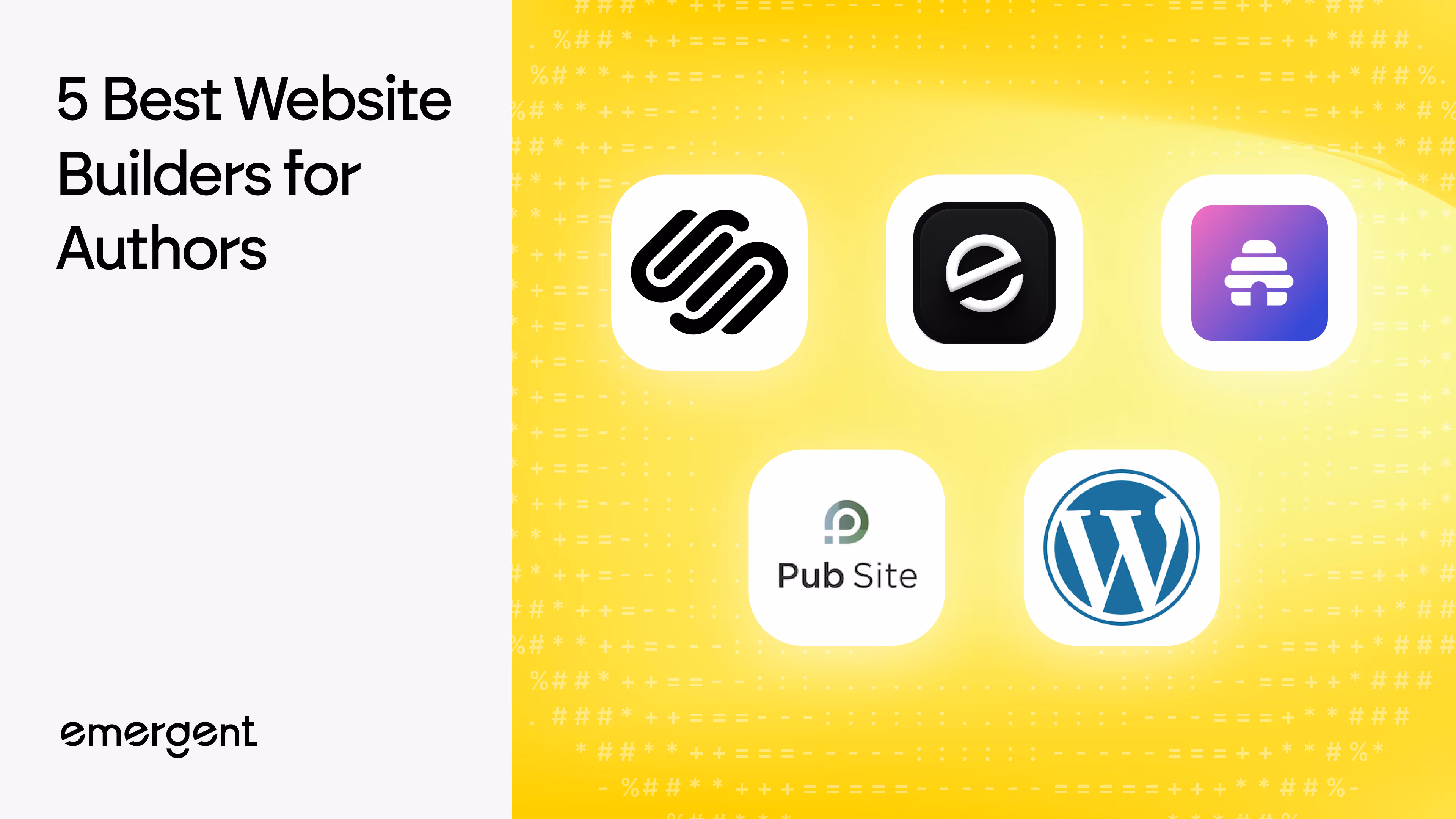 5 Best Website Builders Every Author & Writer Should Use in 2026