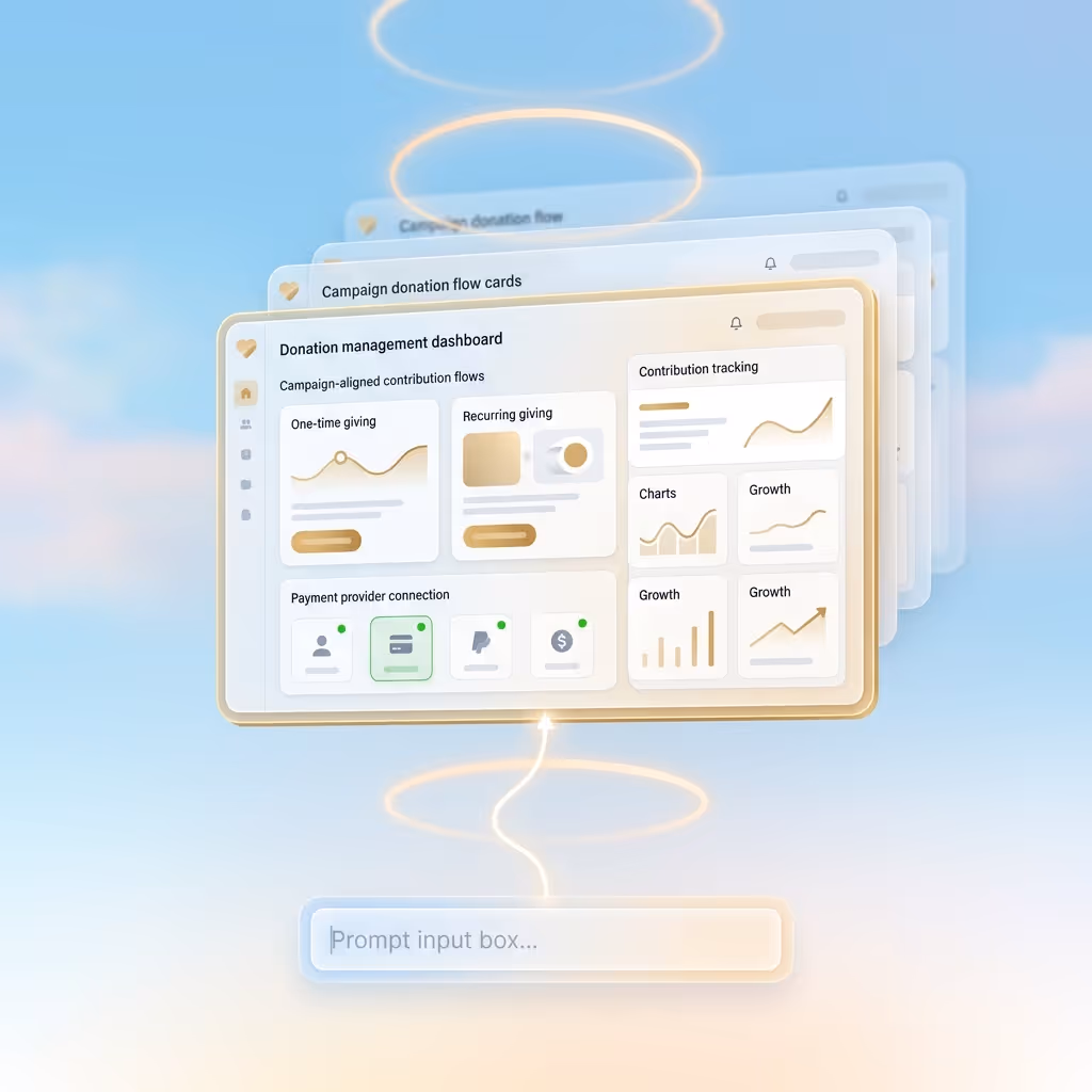 set up and manage donation workflows
