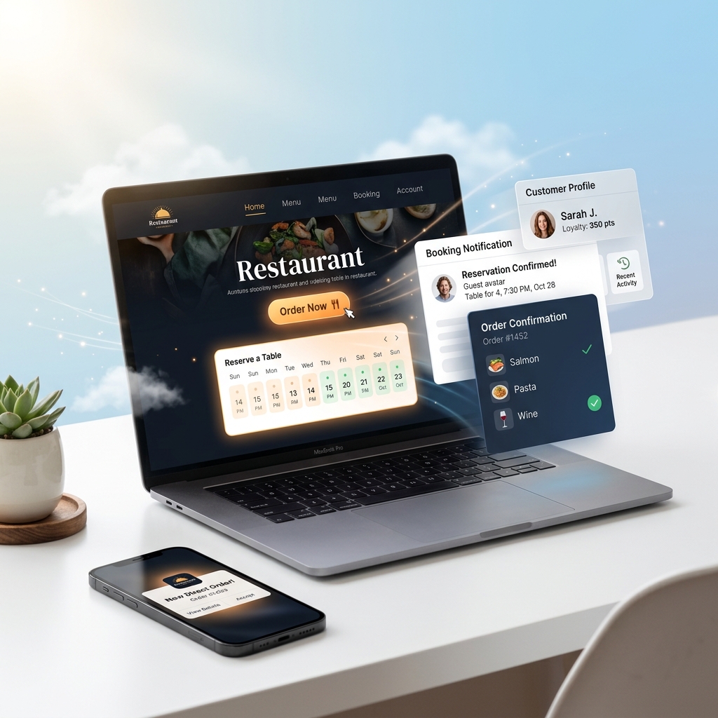 increased direct orders and reservations