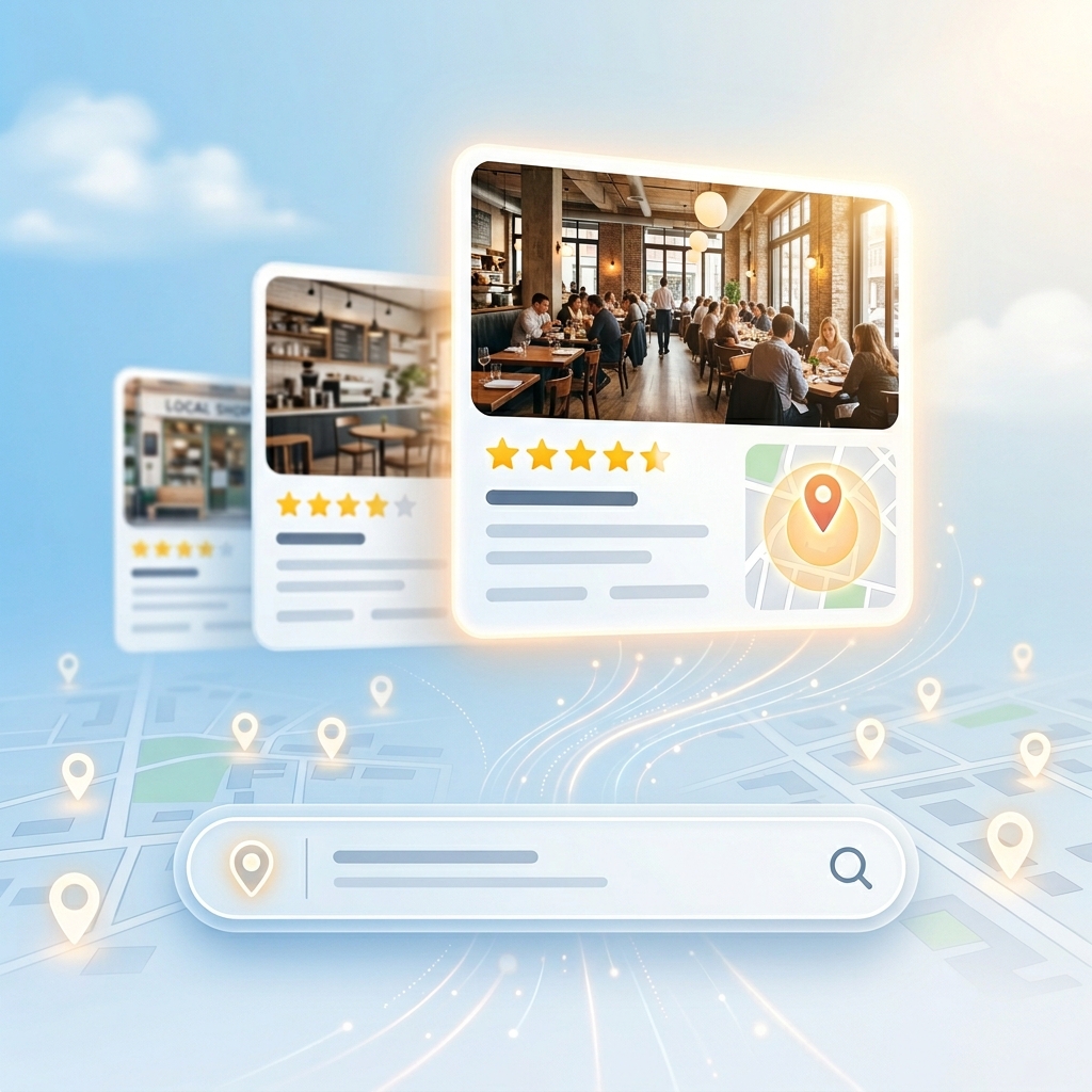 higher local visibility and traffic