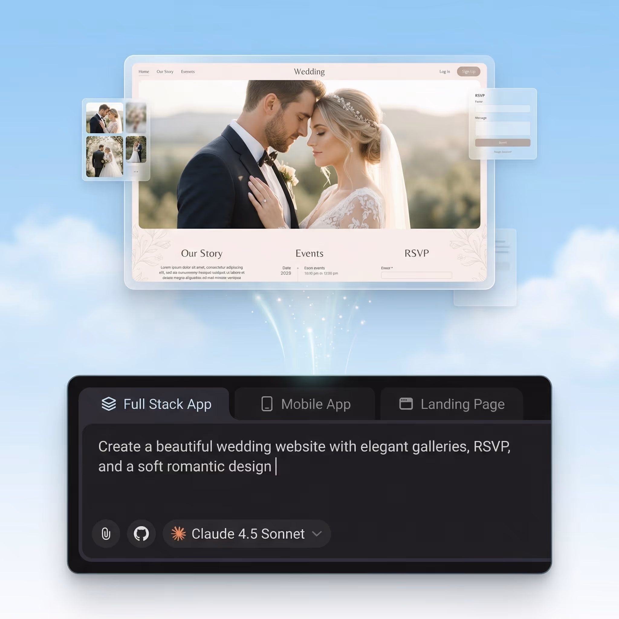effortless wedding website creation