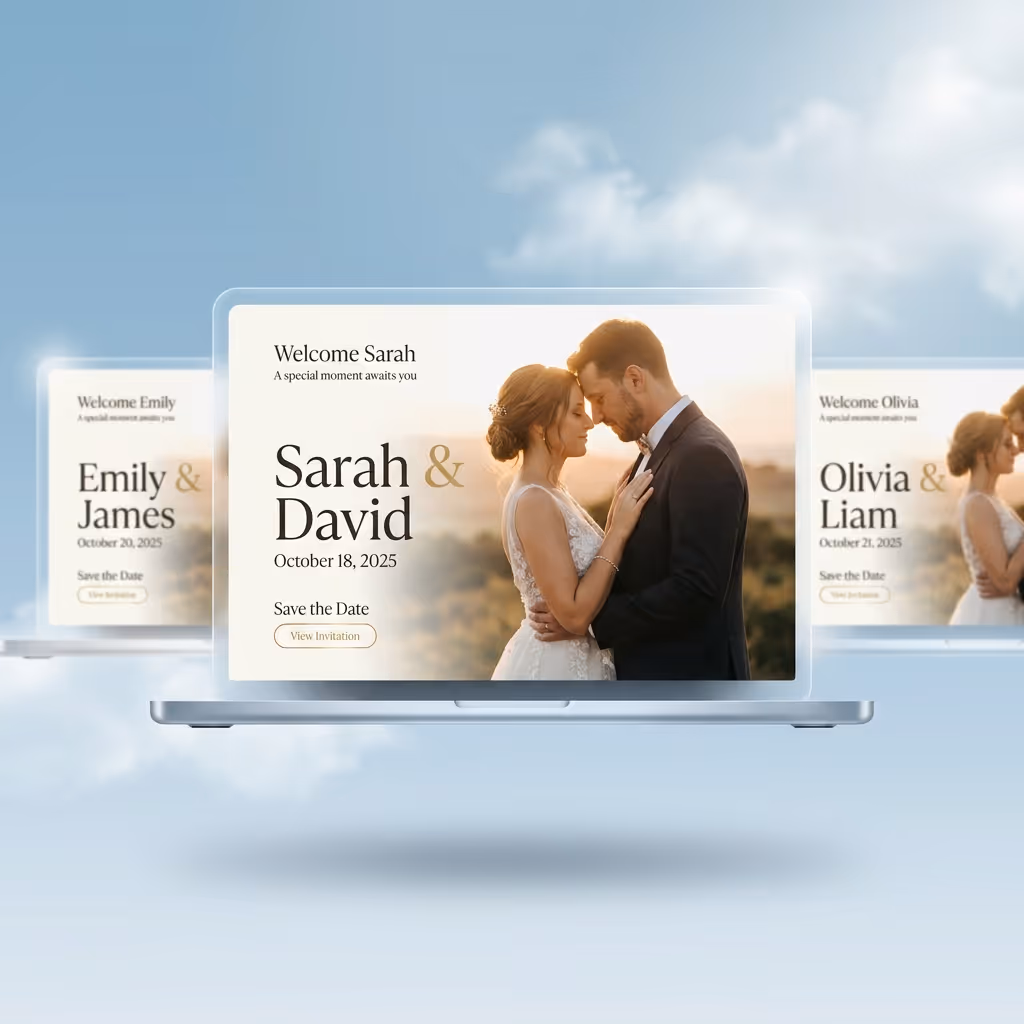 personalization that matches your wedding style