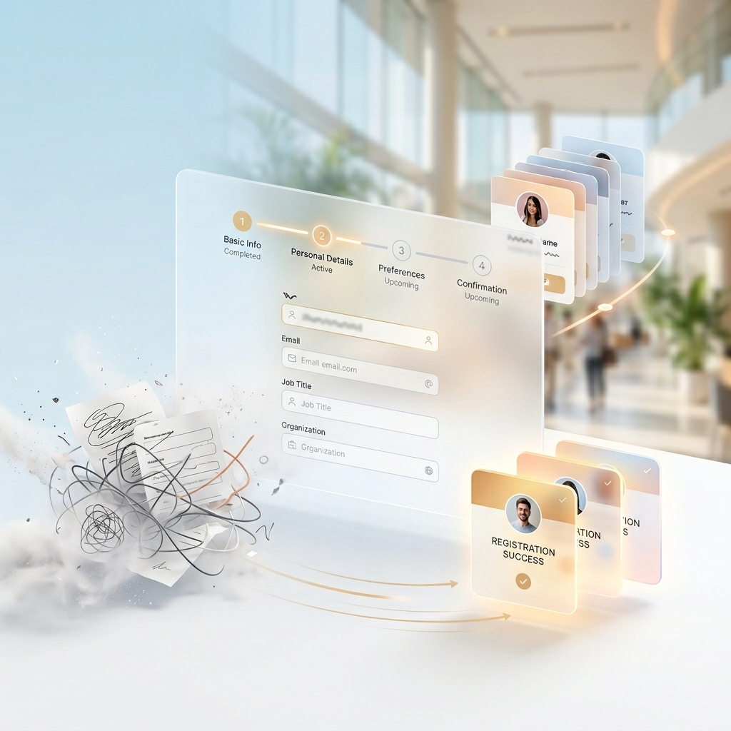 reduce drop offs during registrations and increase completed sign ups