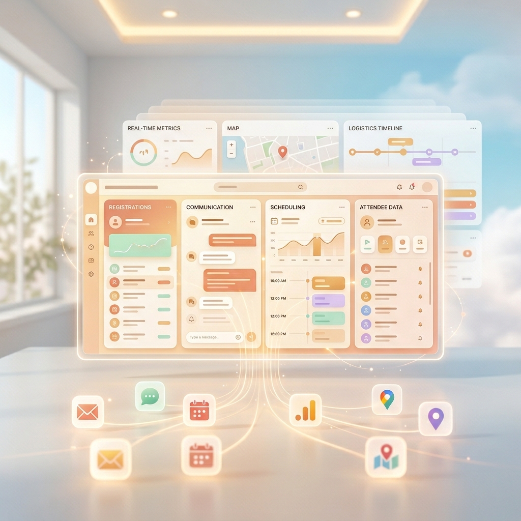 manage all event operations from one unified system