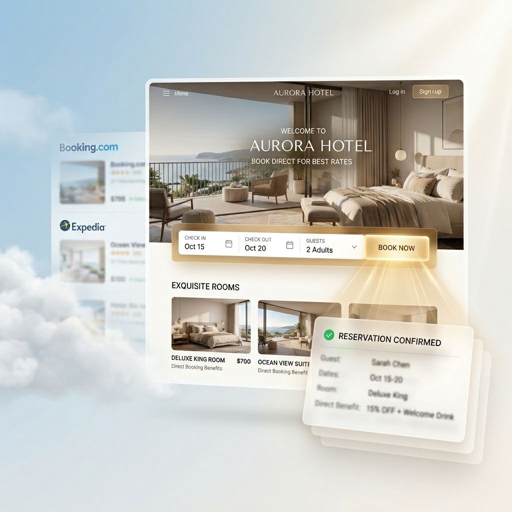 reduce dependence on third party booking platforms