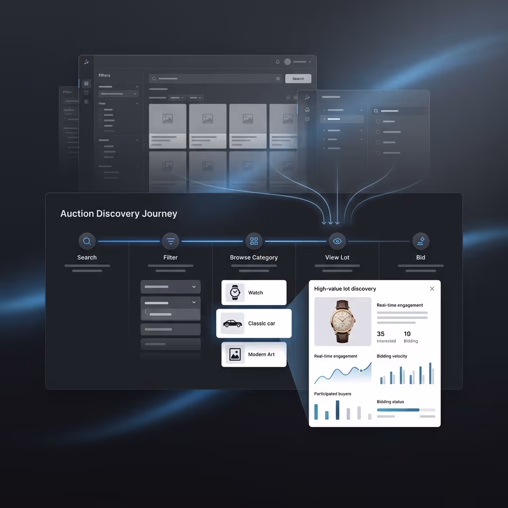 discovery experiences that improve auction participation