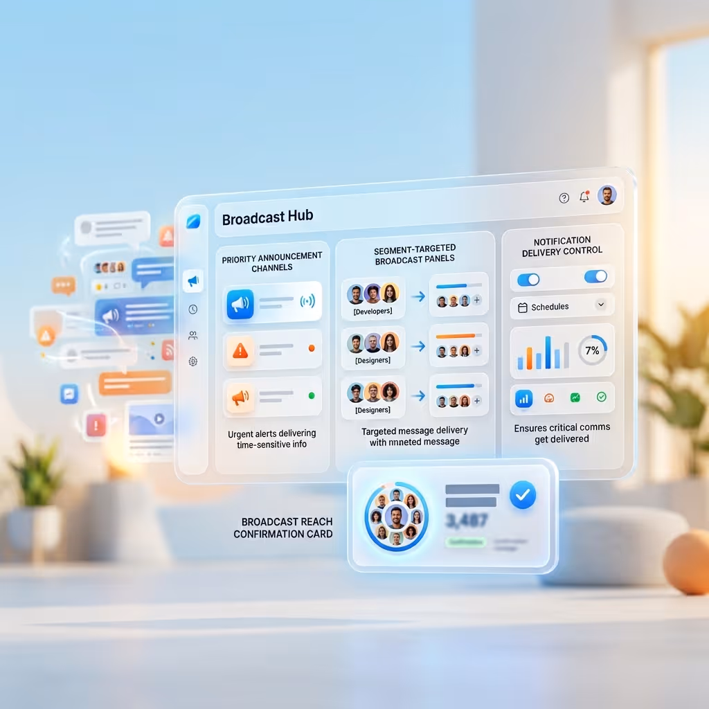 broadcast systems that reach members when it matters