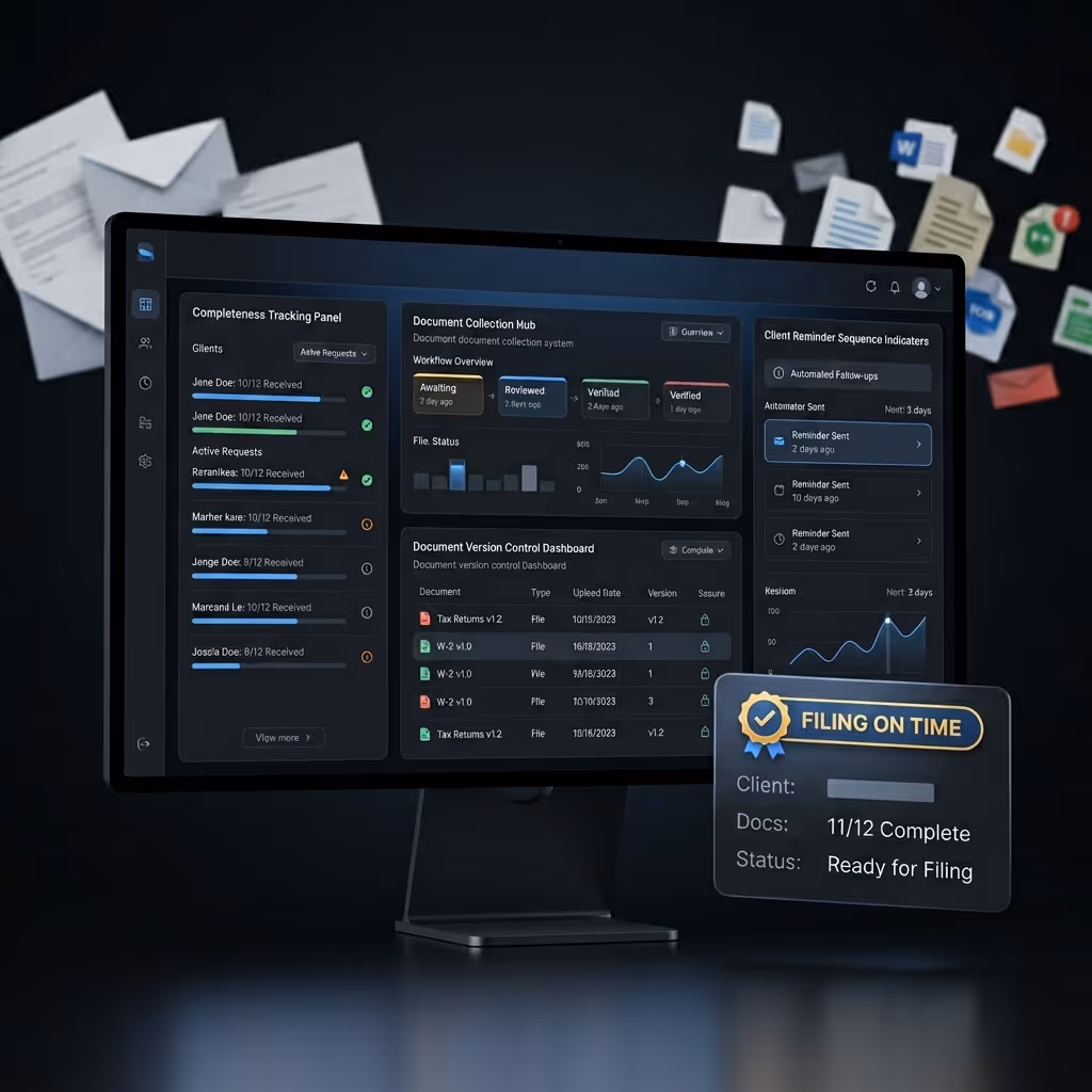 document collection systems that eliminate filing delays