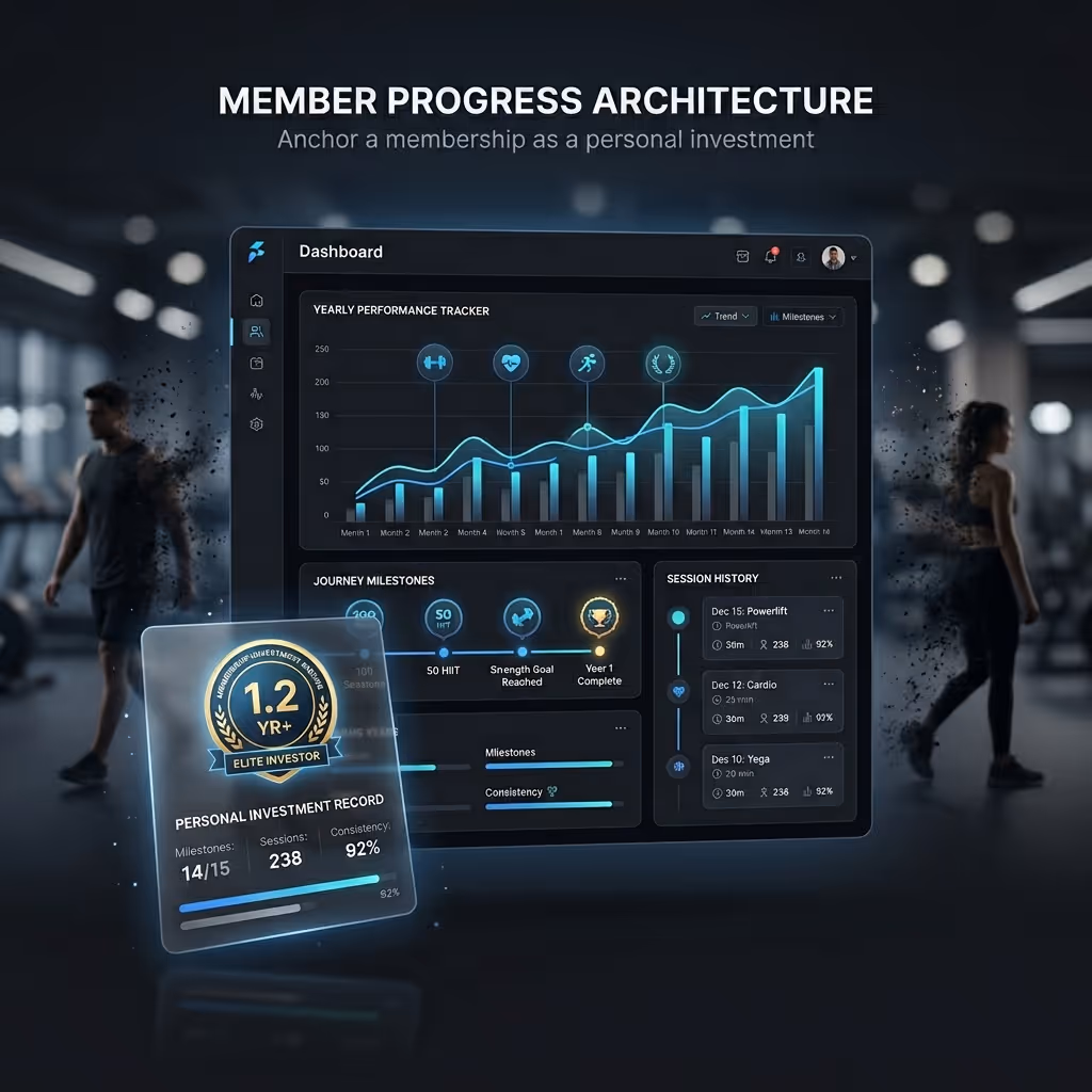 progress systems that make members harder to lose