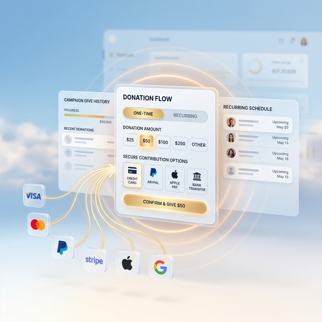 payments and donation platforms