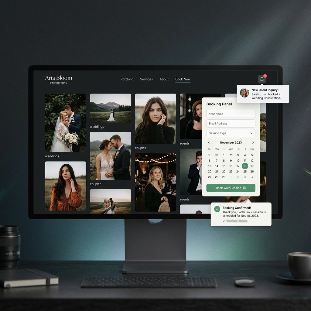 convert website visitors into bookings