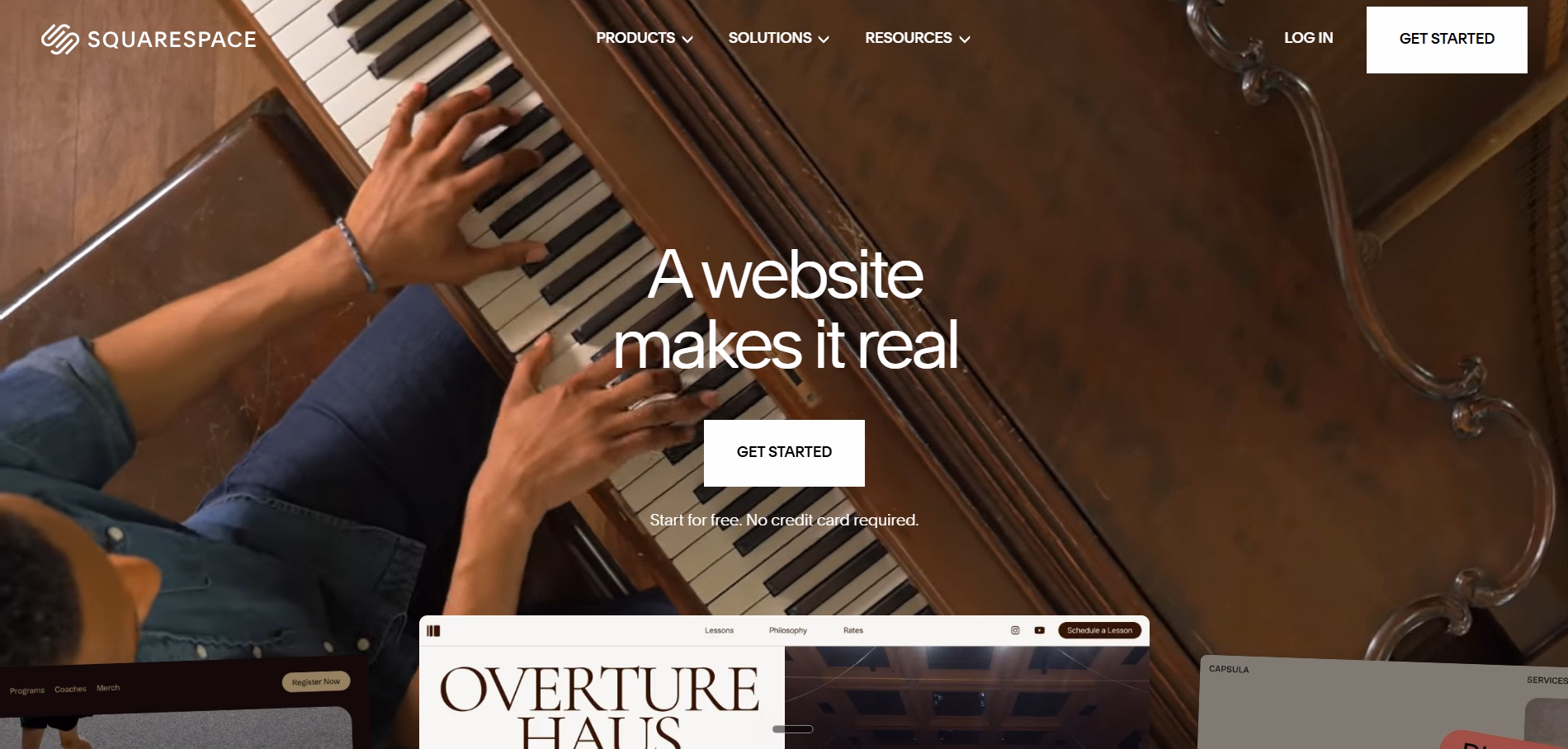 Shopify Alternative - Squarespace