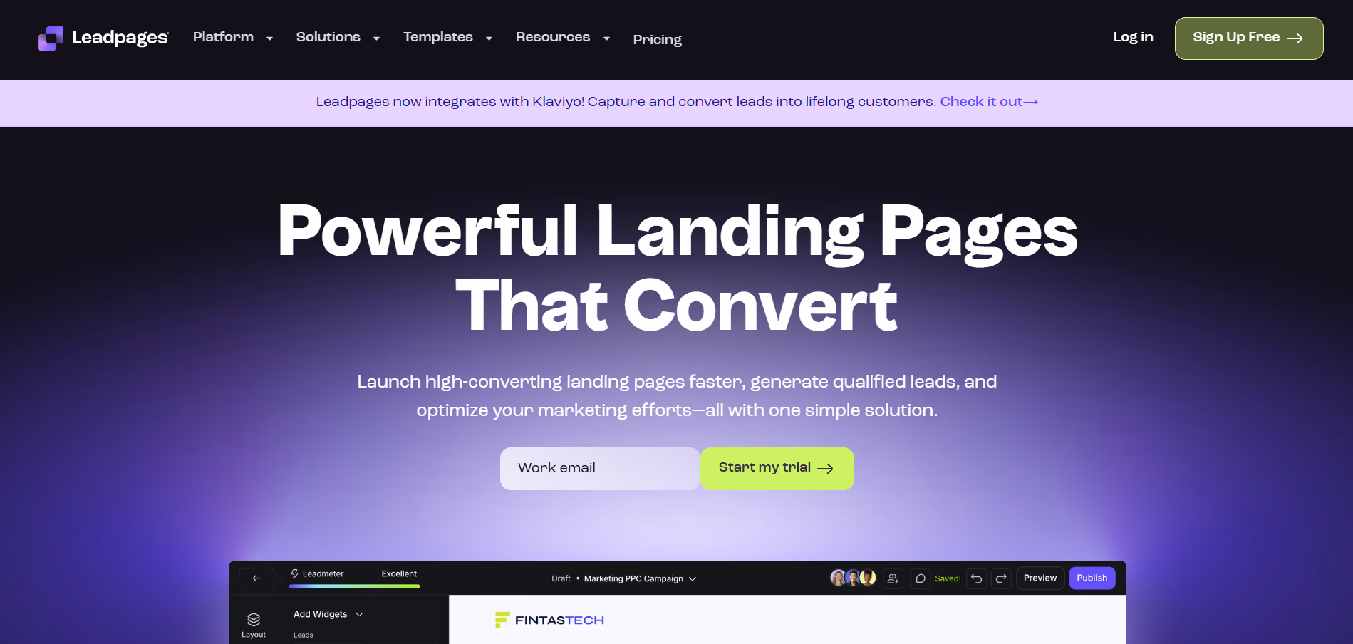 AI landing Page Builder - Leadpages
