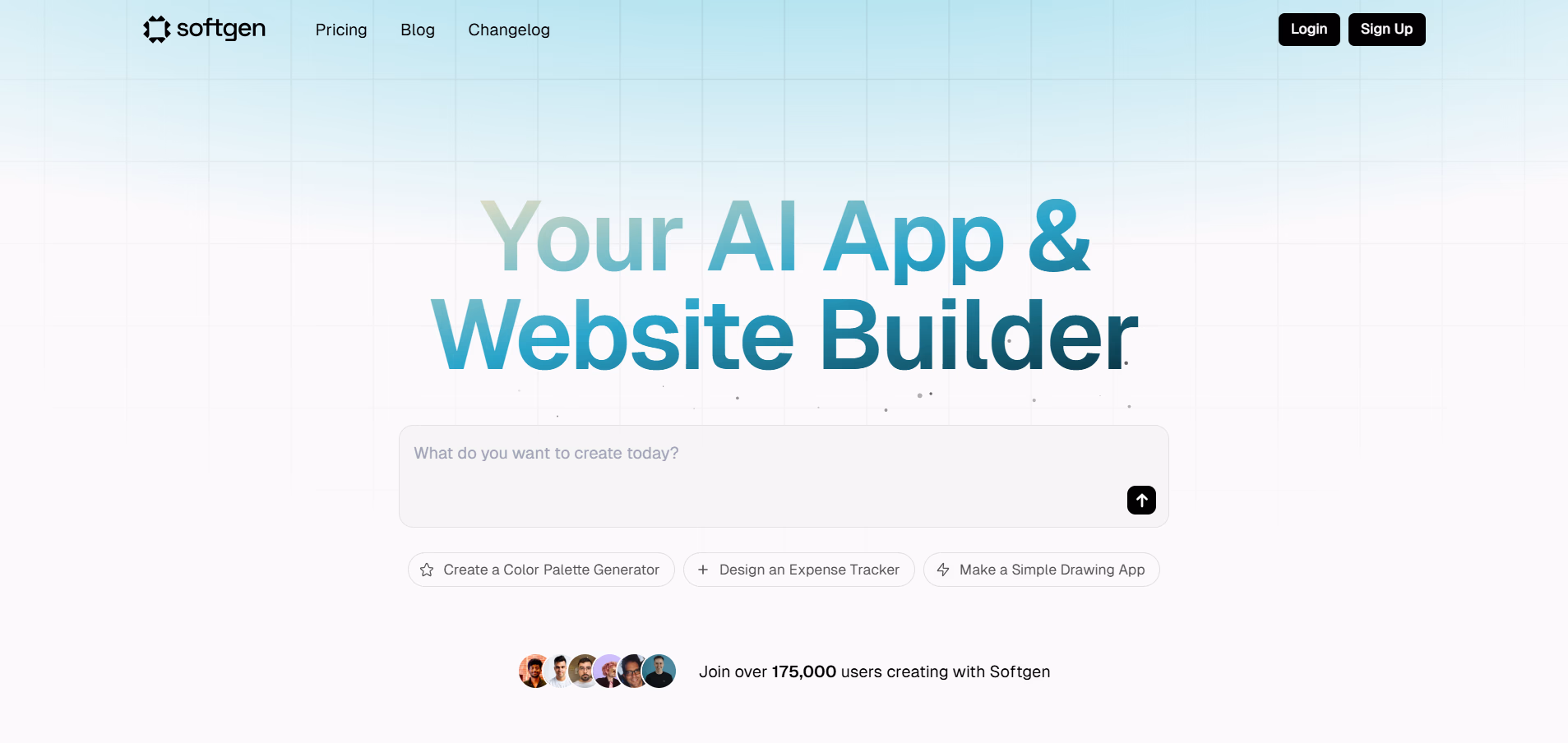 AI web app builders - softgen