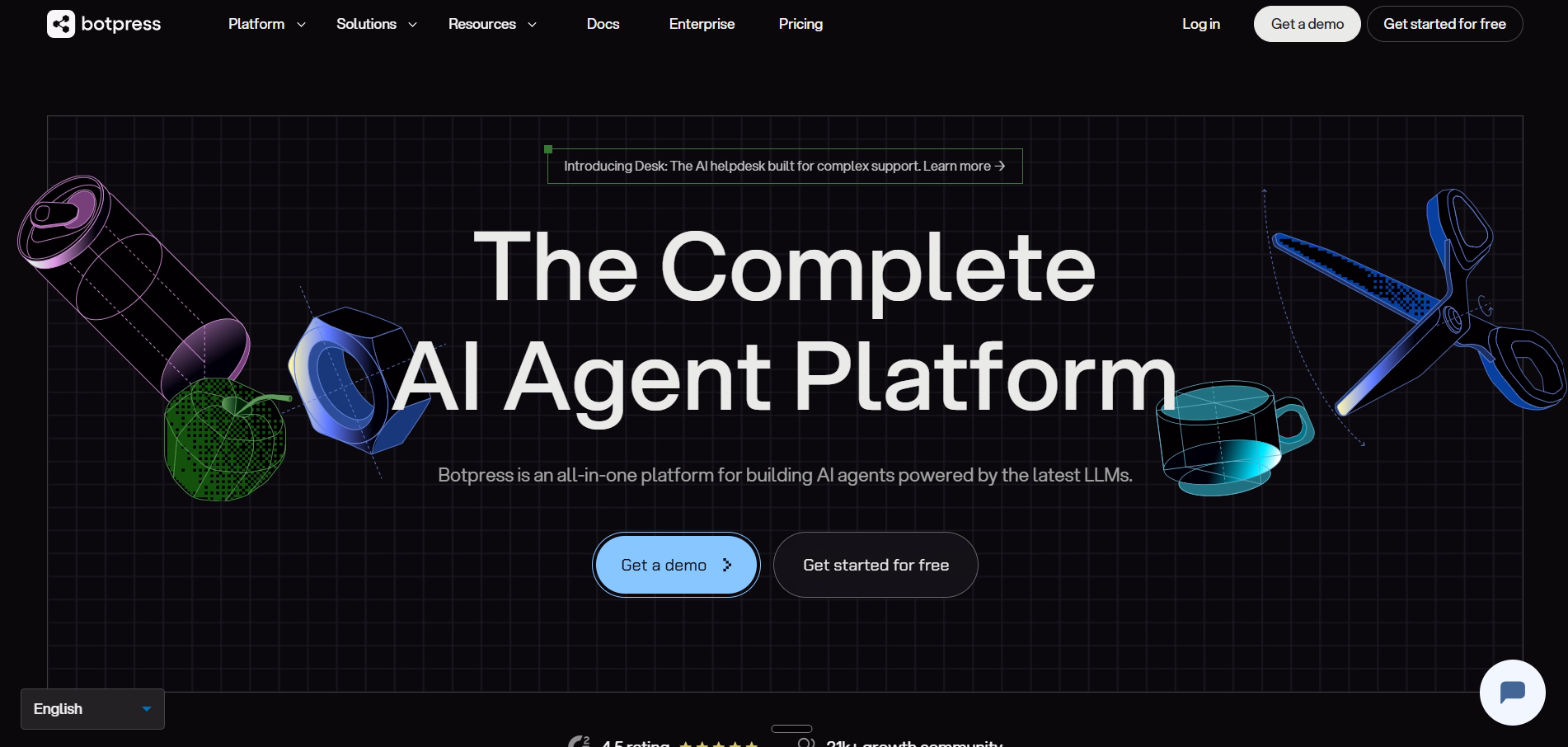 no code chatbot builder - Botpress