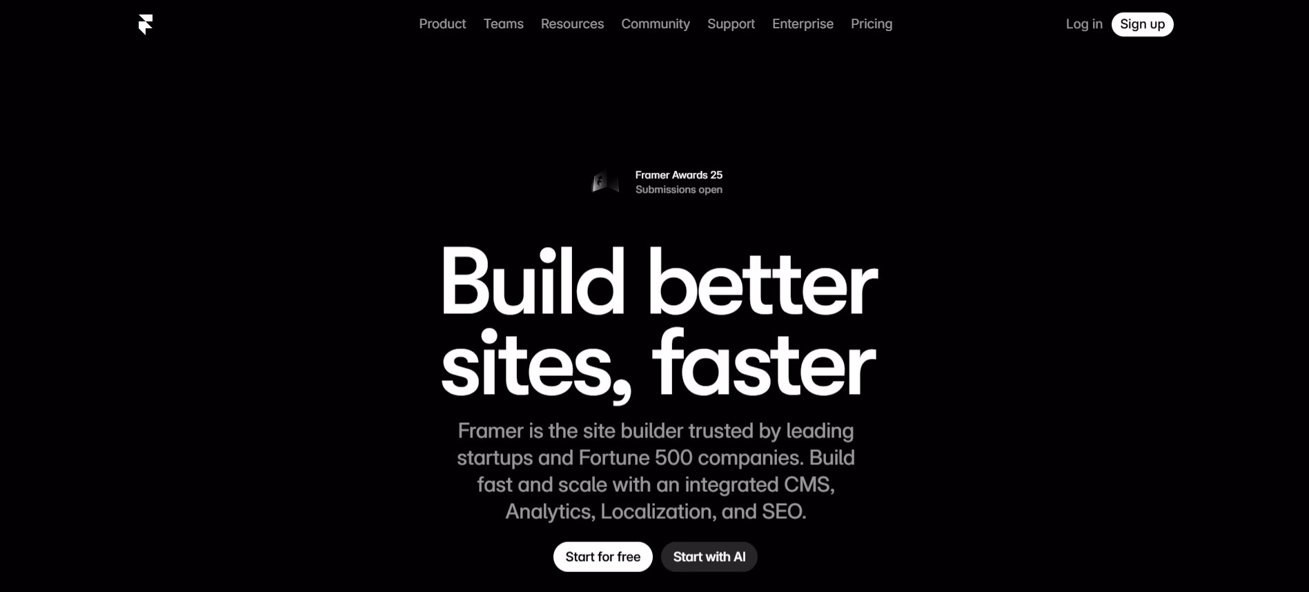 ai tool for ui design - framer