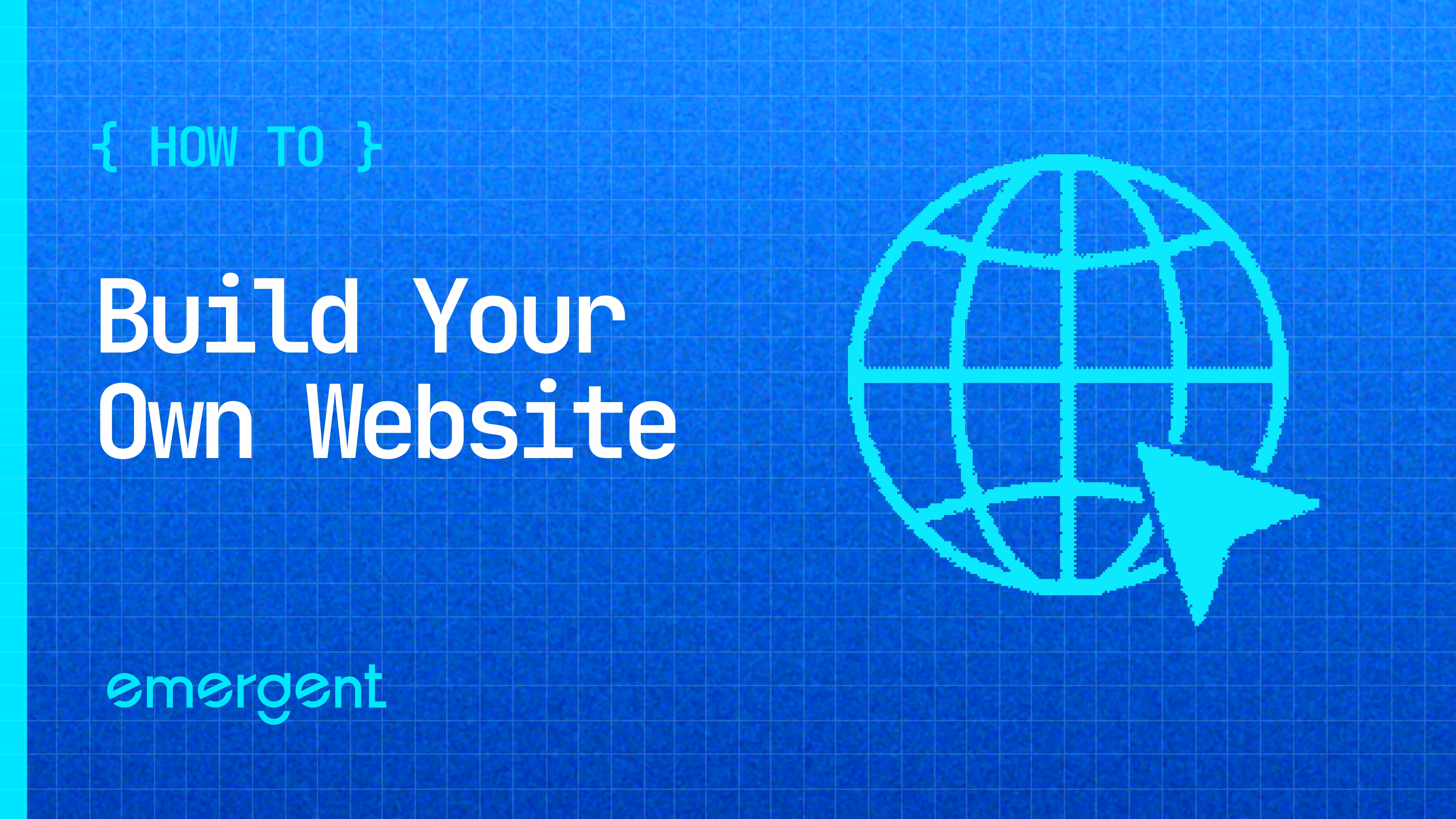 how to build your own website?