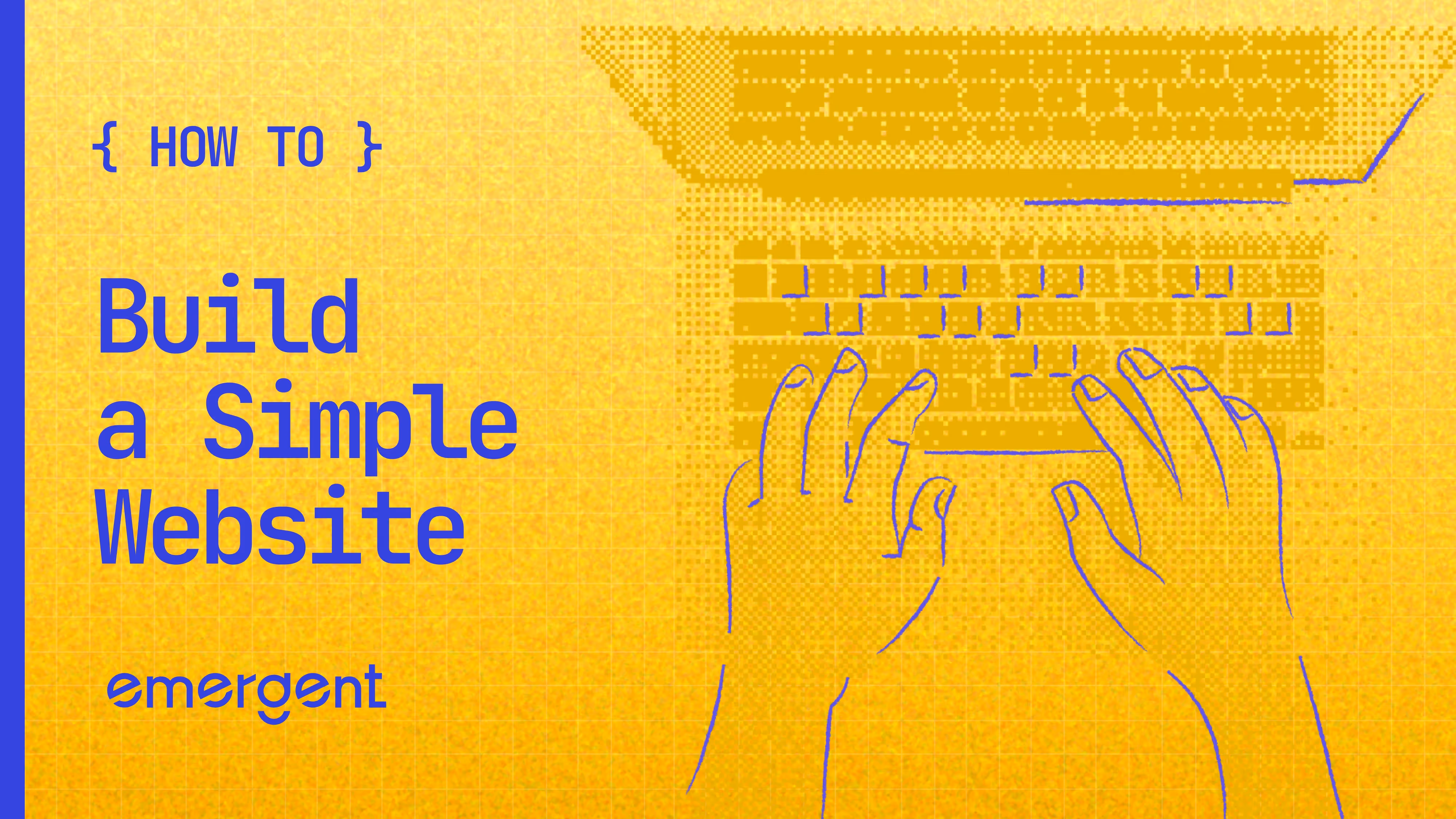how to build a simple website?