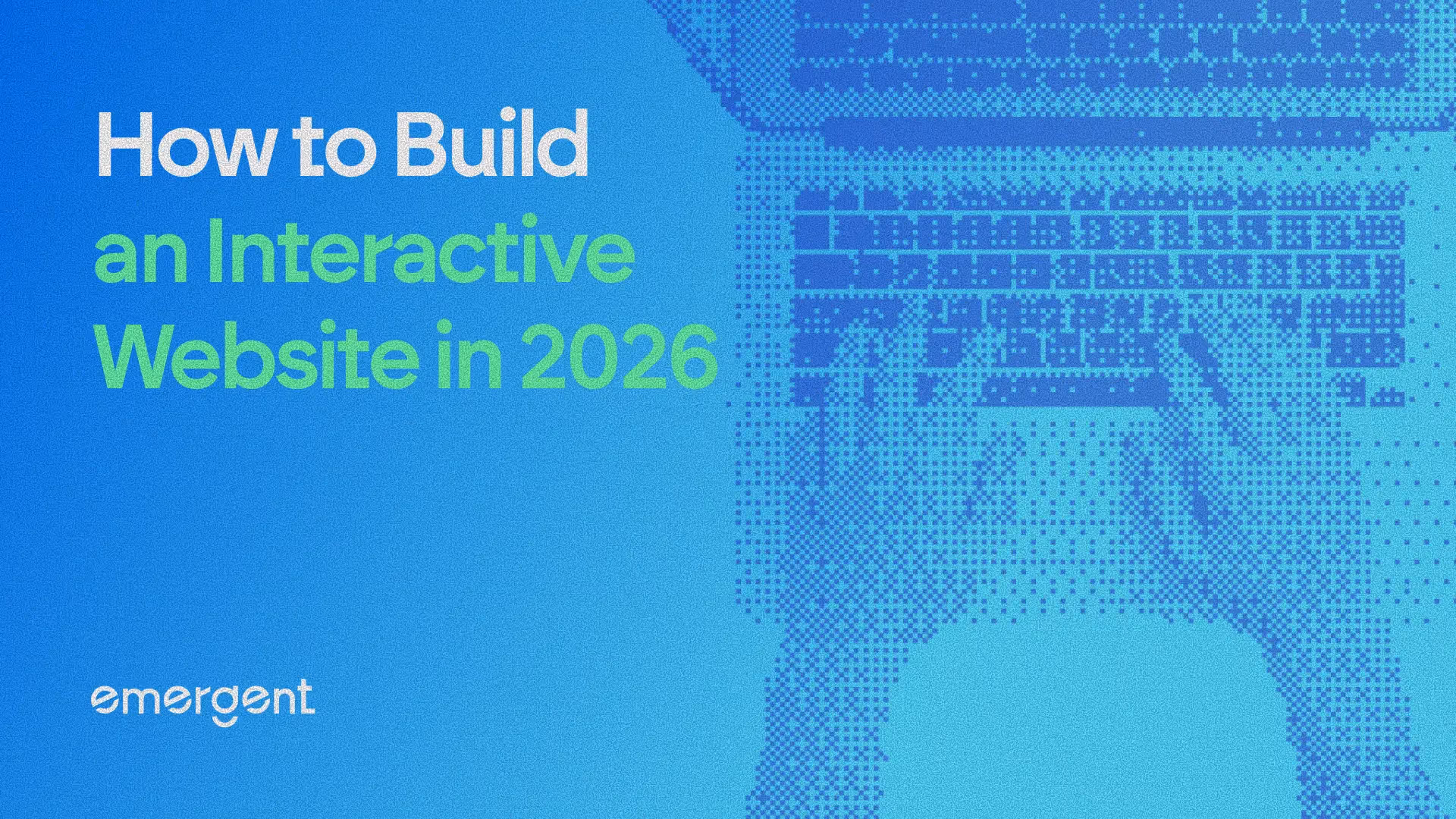 how to build an interactive website