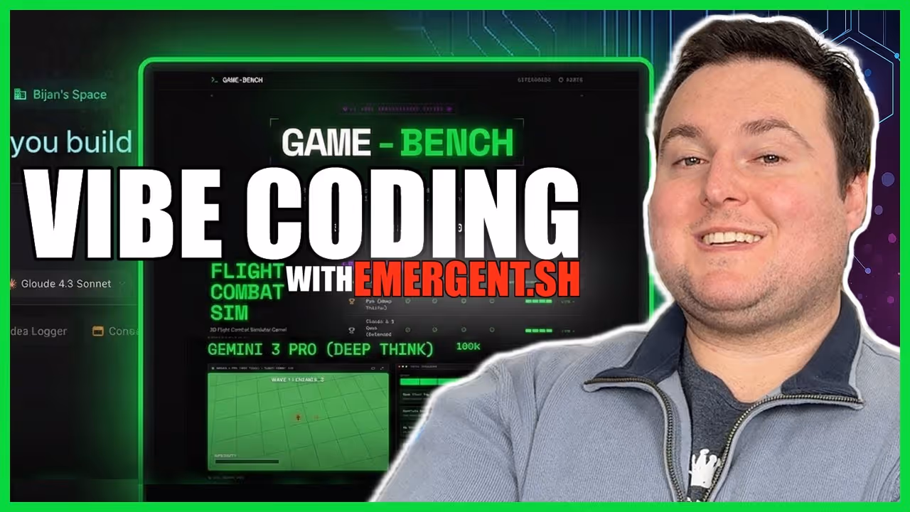Vibe Coding an AI Game Benchmark Site with Emergent.sh – Full Build & Live Deploy