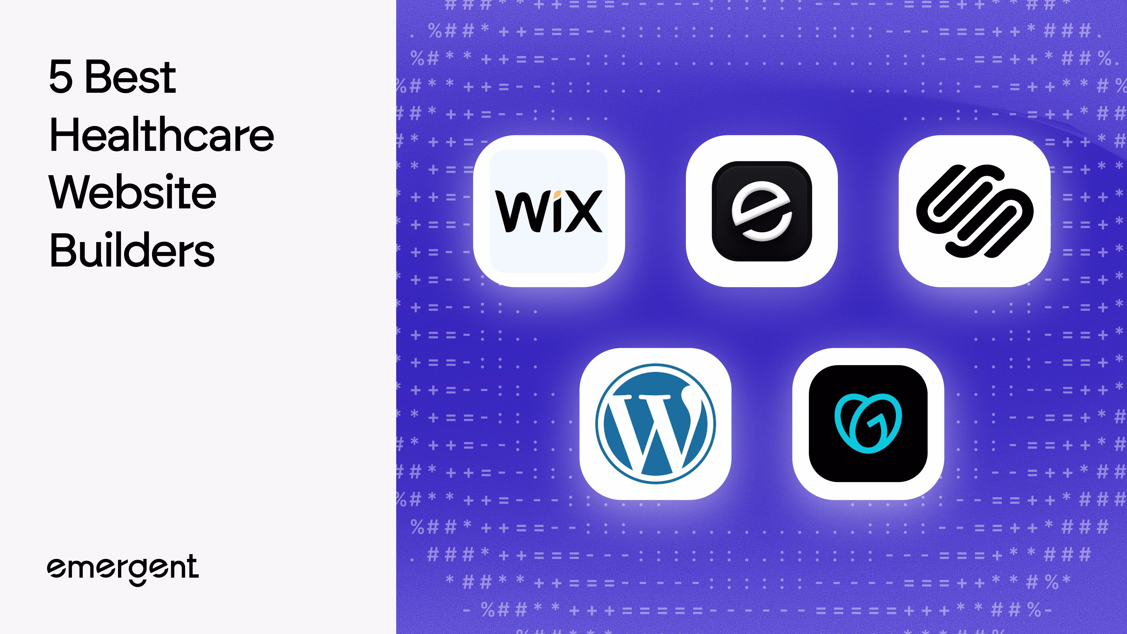 best healthcare website builders