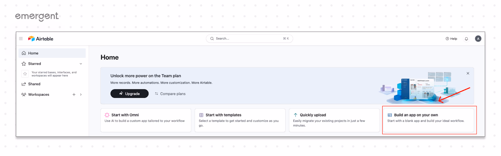 setting up airtable base