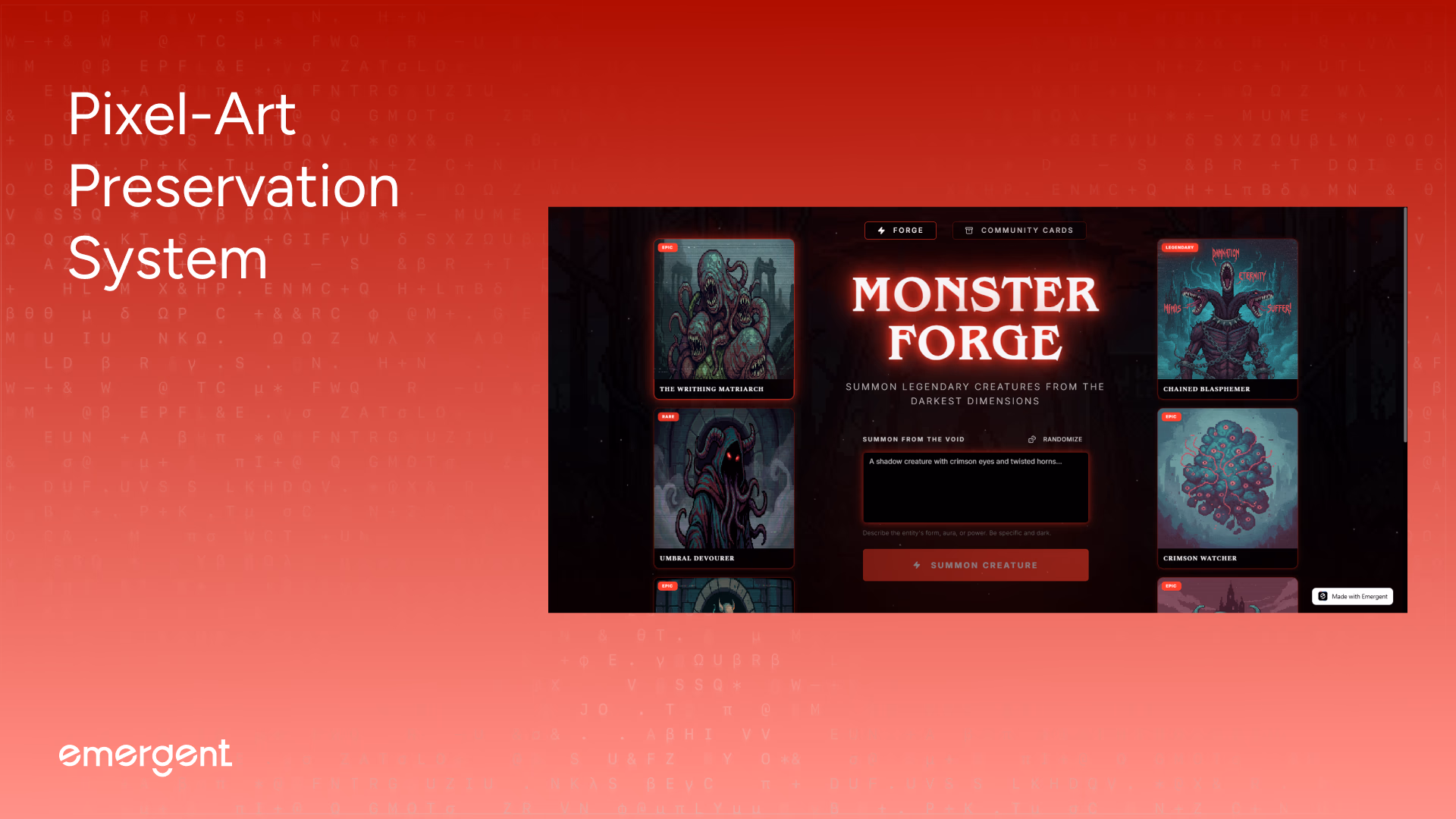 Pixel-Art Preservation System