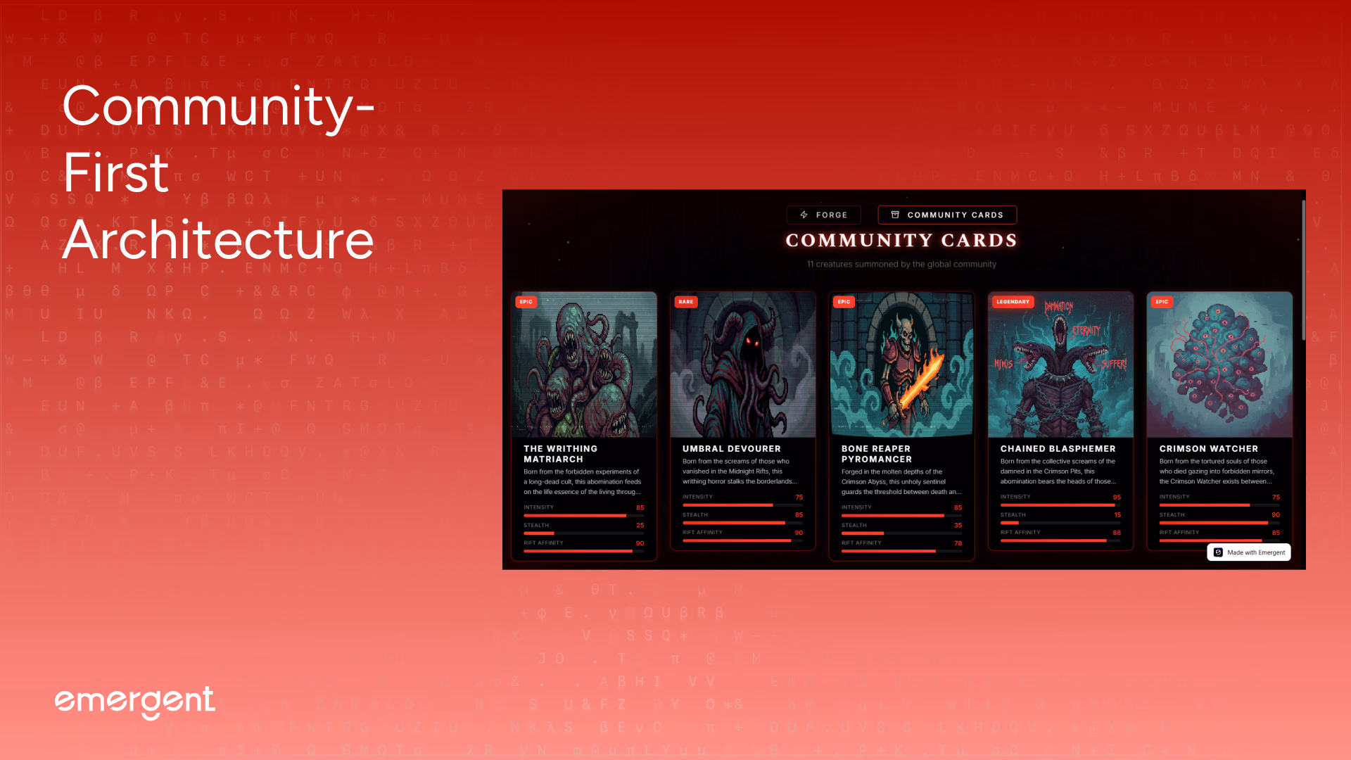 Community-First Architecture
