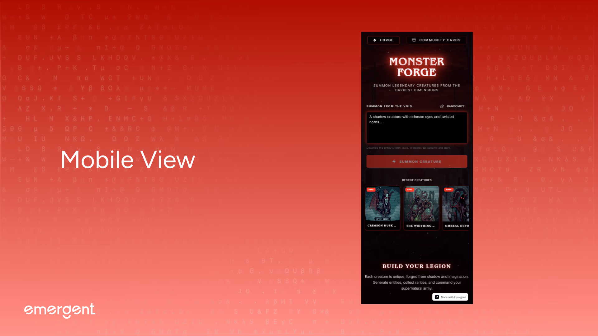 Responsive Adaptive Layouts - Mobile view