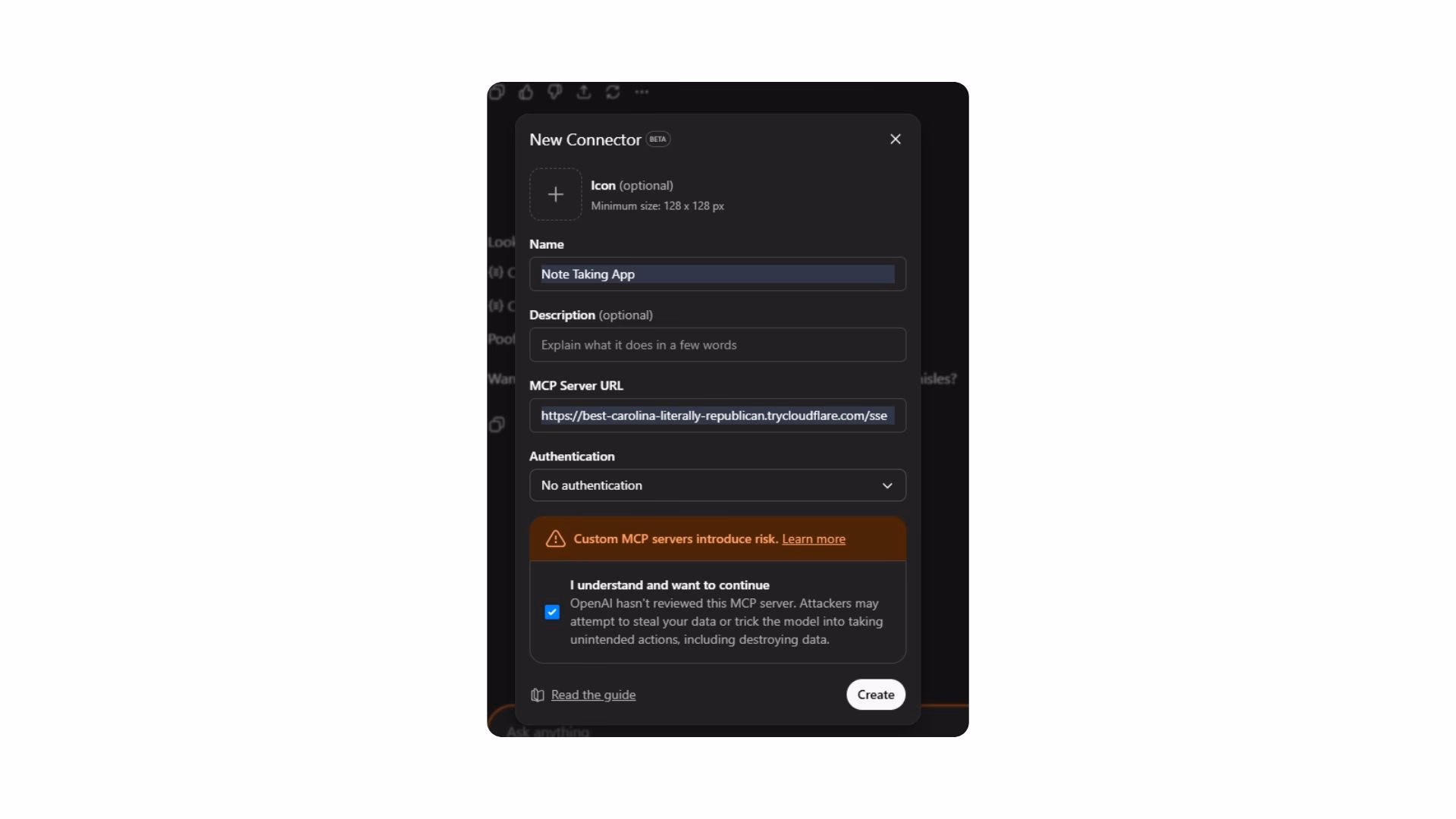 create your connector
