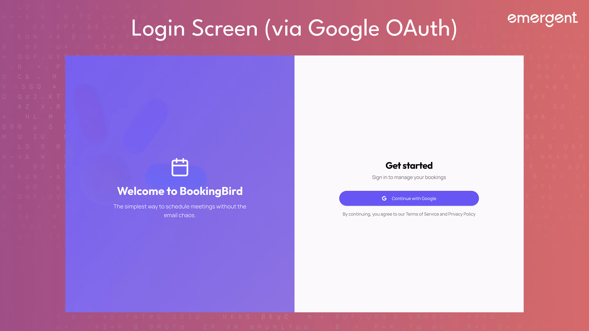BookingBird Calendly Authentication and Identity