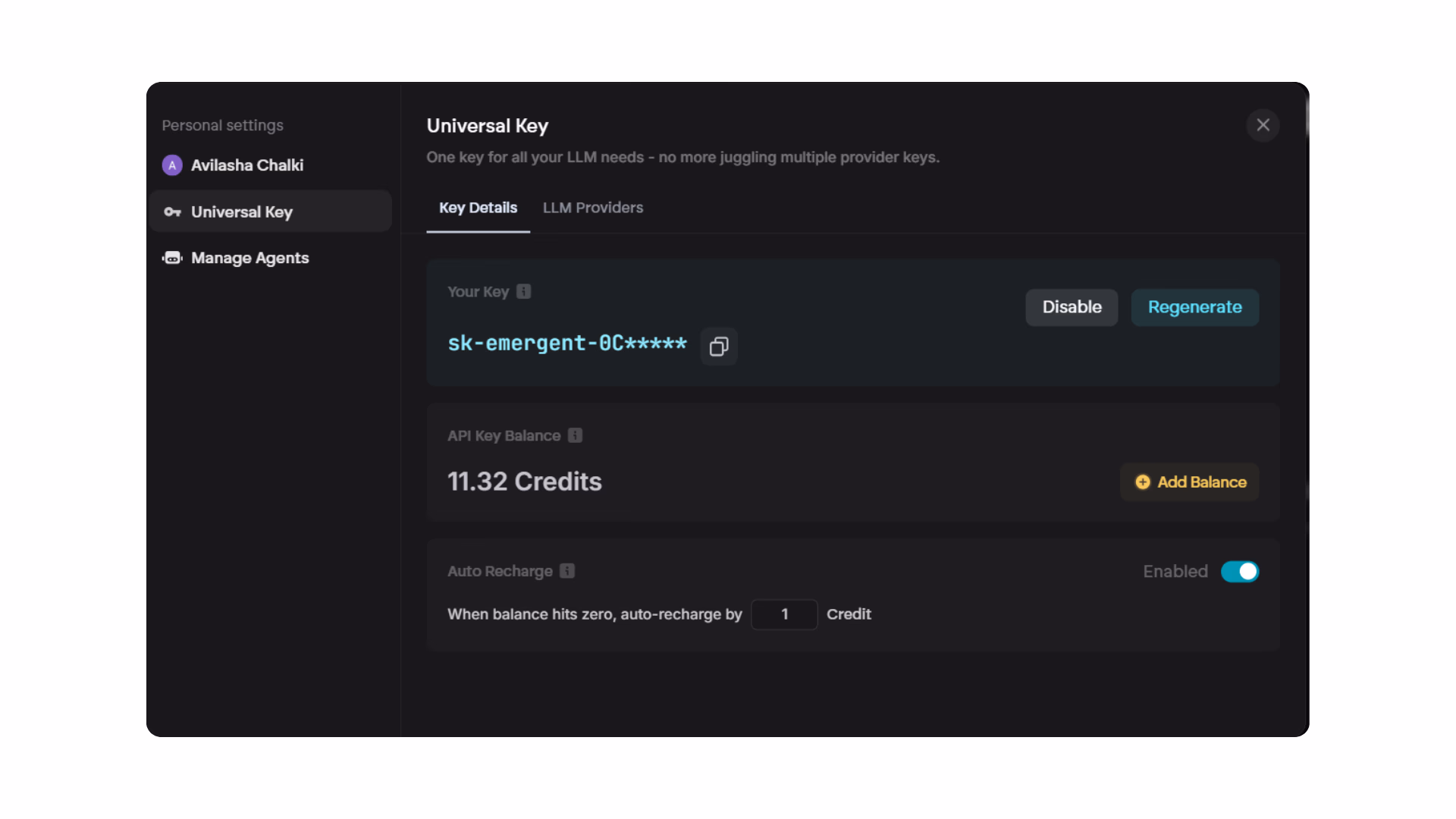 universal key tab