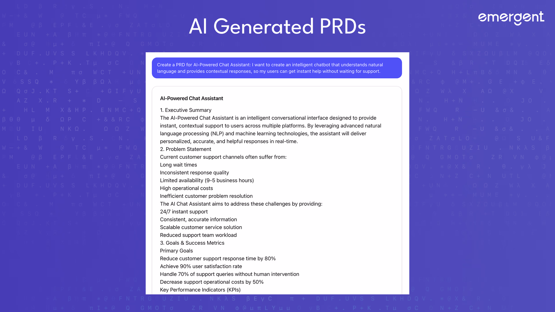 AI-Powered PRD Creation