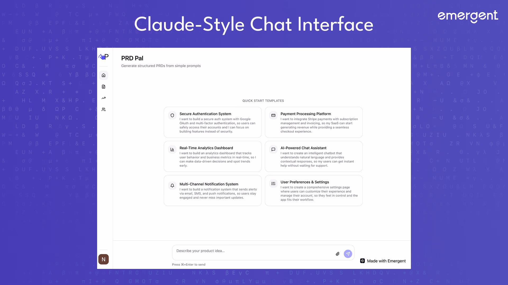 Build the Claude-Style Chat Interface