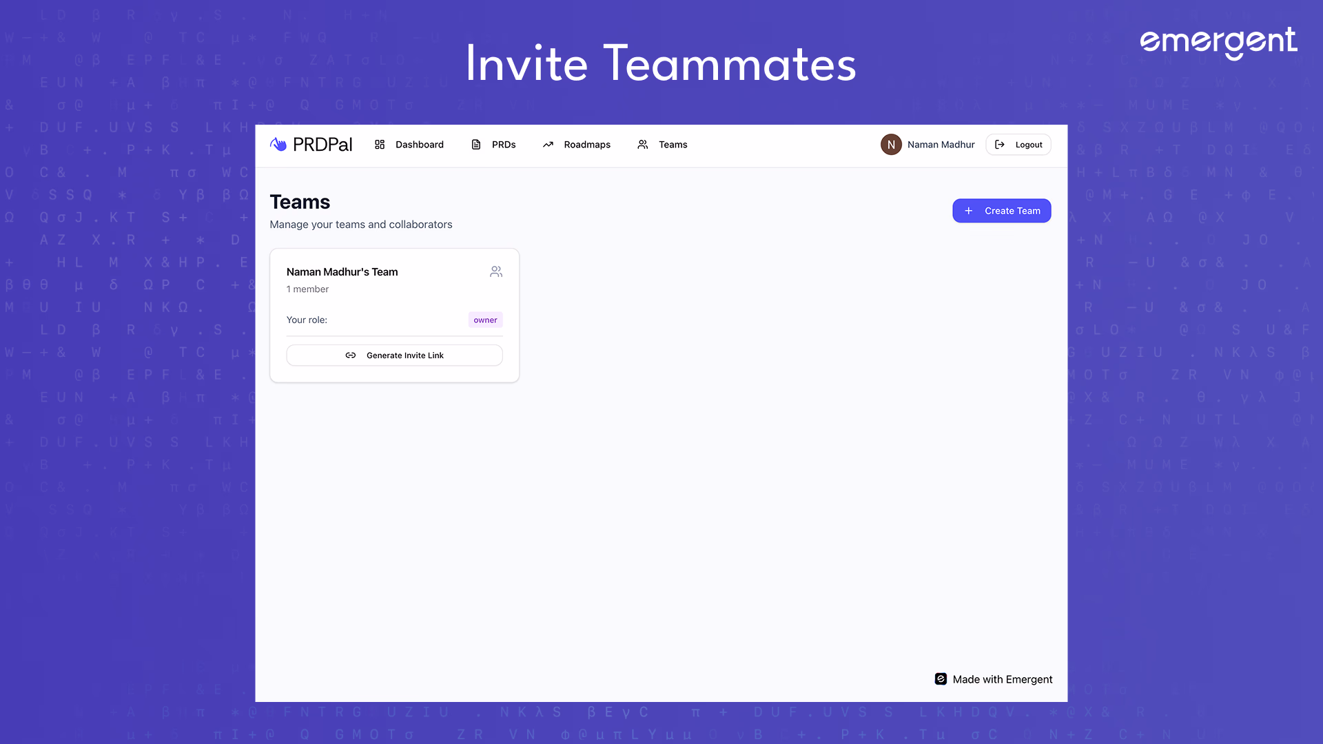 Add Google OAuth and Team Workspaces