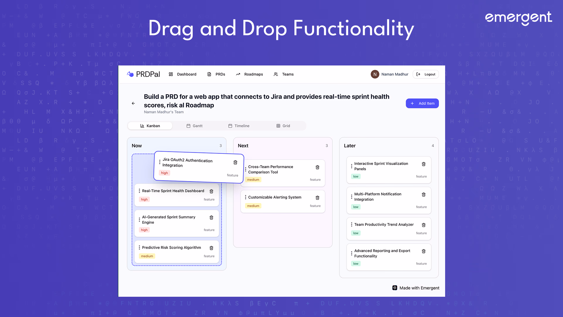 Enable Drag-and-Drop Interactions