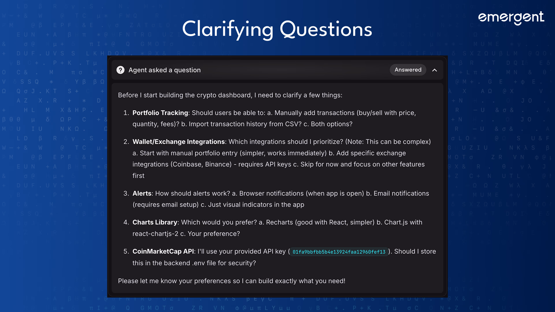 Clarifying Questions 