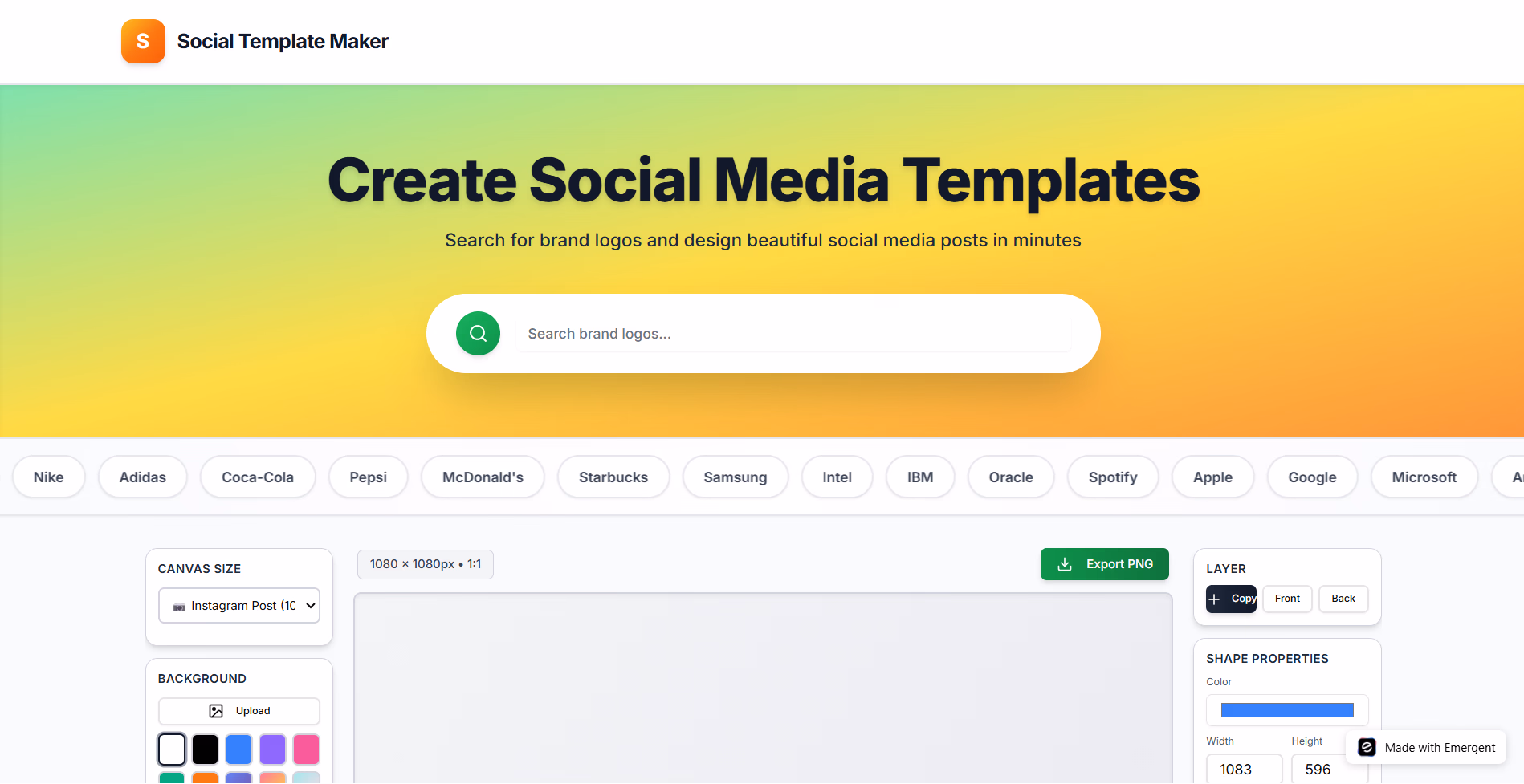 Create a Social Media Templates