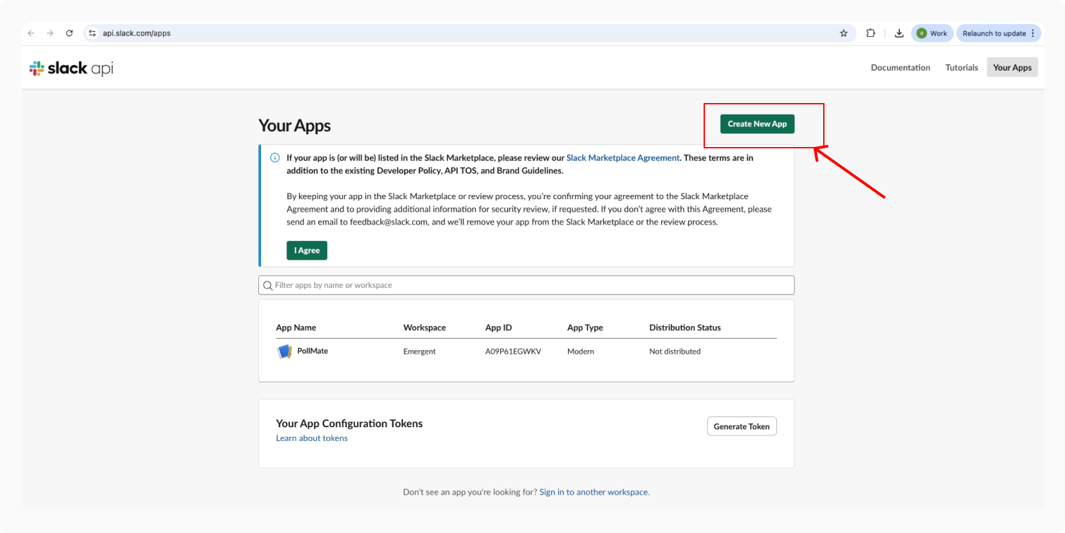 slack developer portal