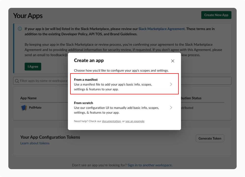 create an app