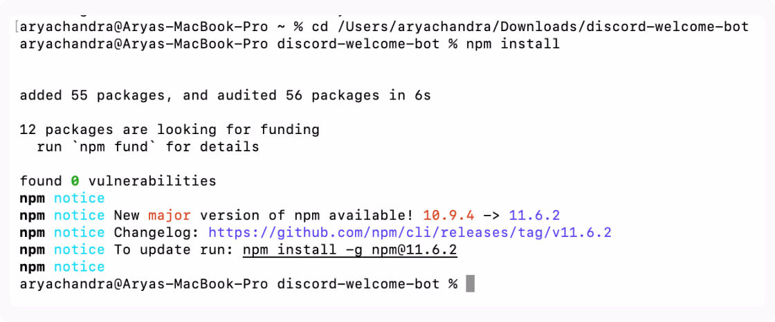 install dependencies