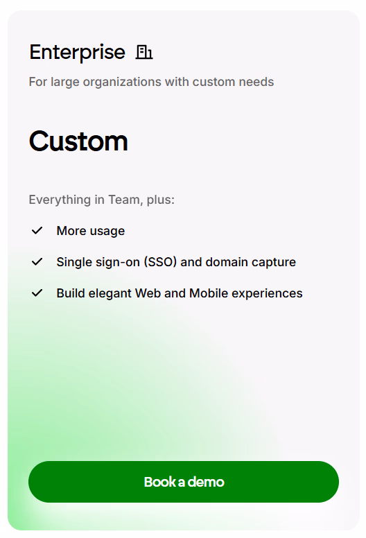 emergent enterprise pricing plan