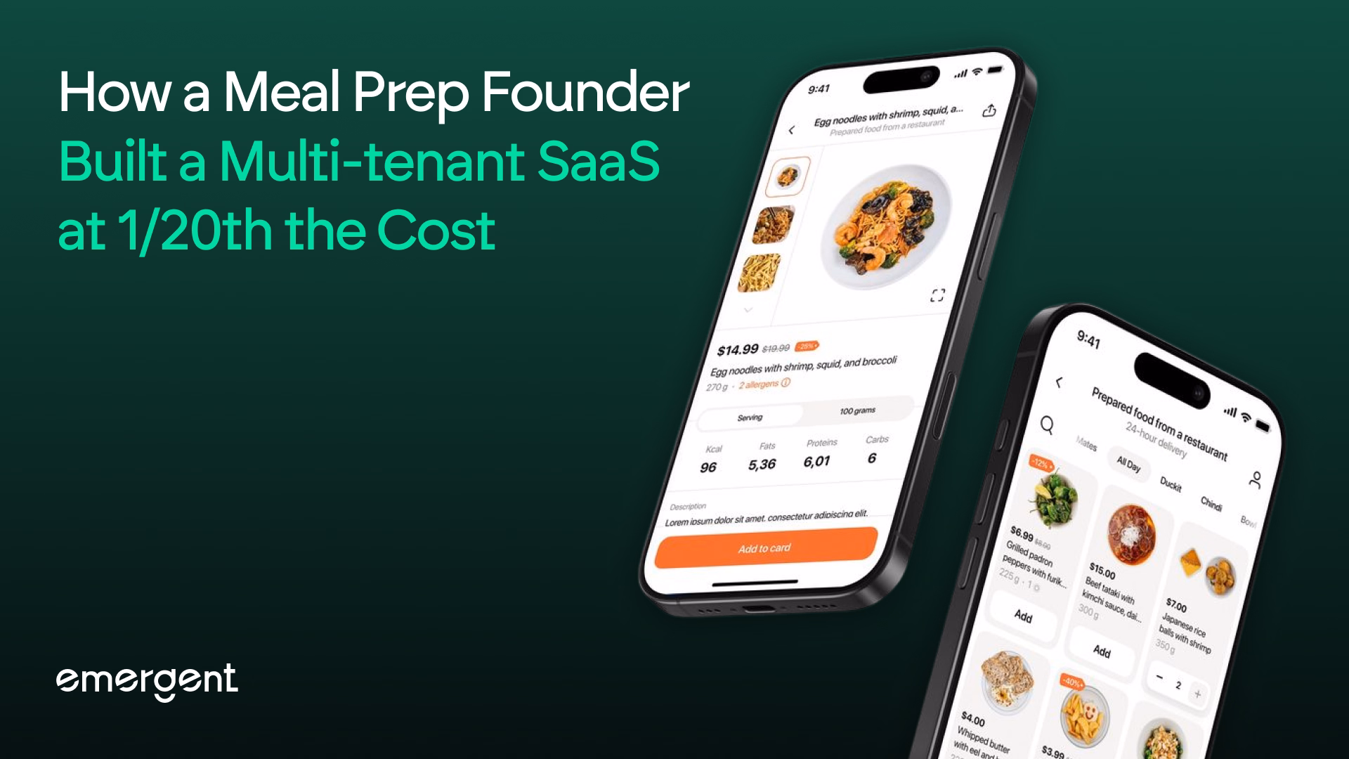 Meal Prep Founder Built a Multi-Tenant SaaS
