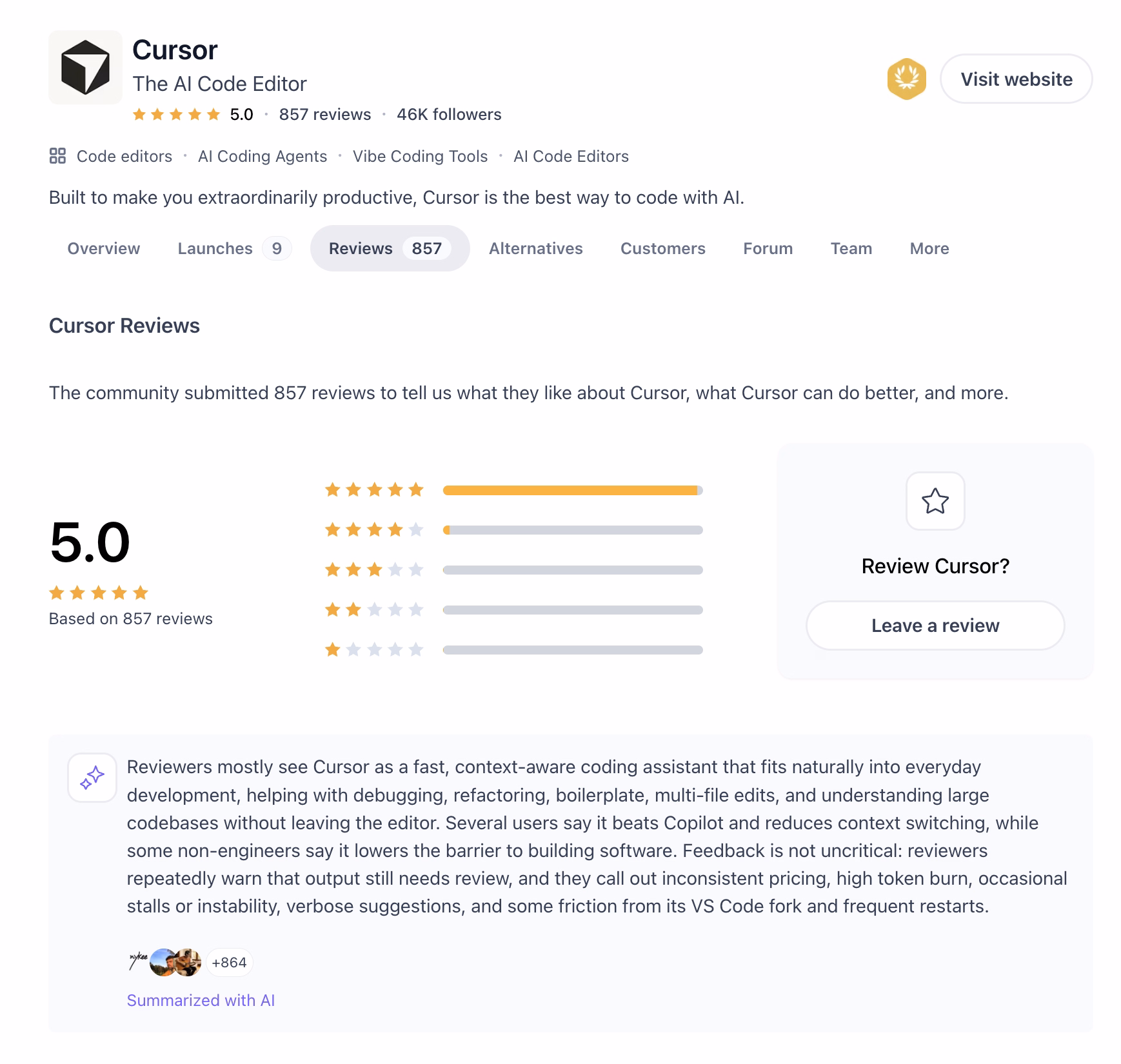 cursor users reviews