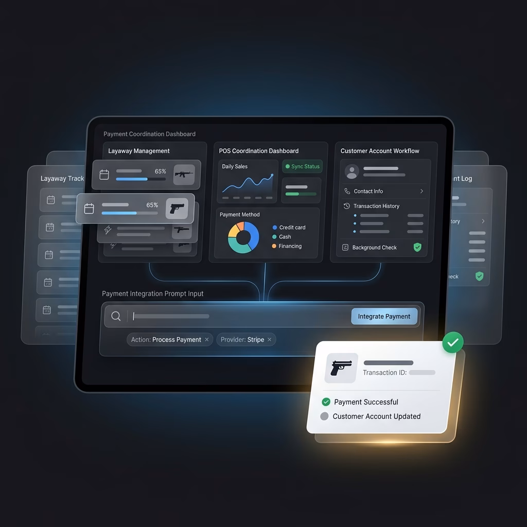 Payments & Operations Gun shop