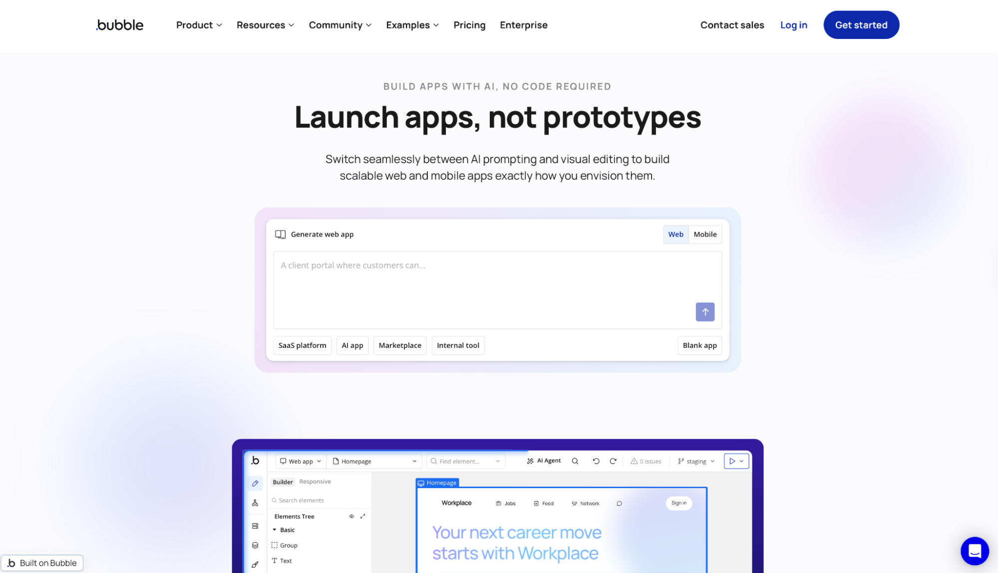 custom business software tool bubble